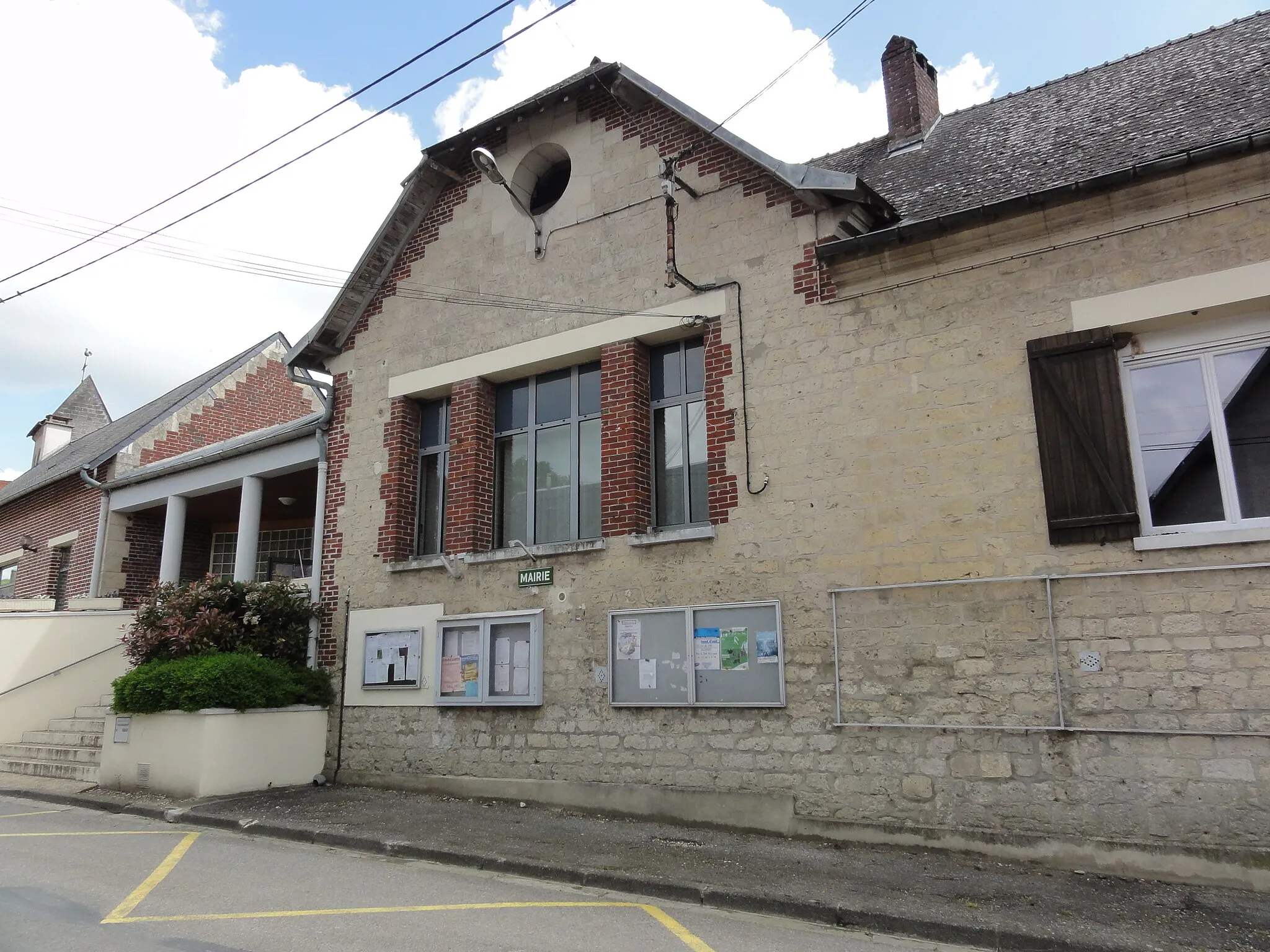 Photo showing: Faucoucourt (Aisne) mairie