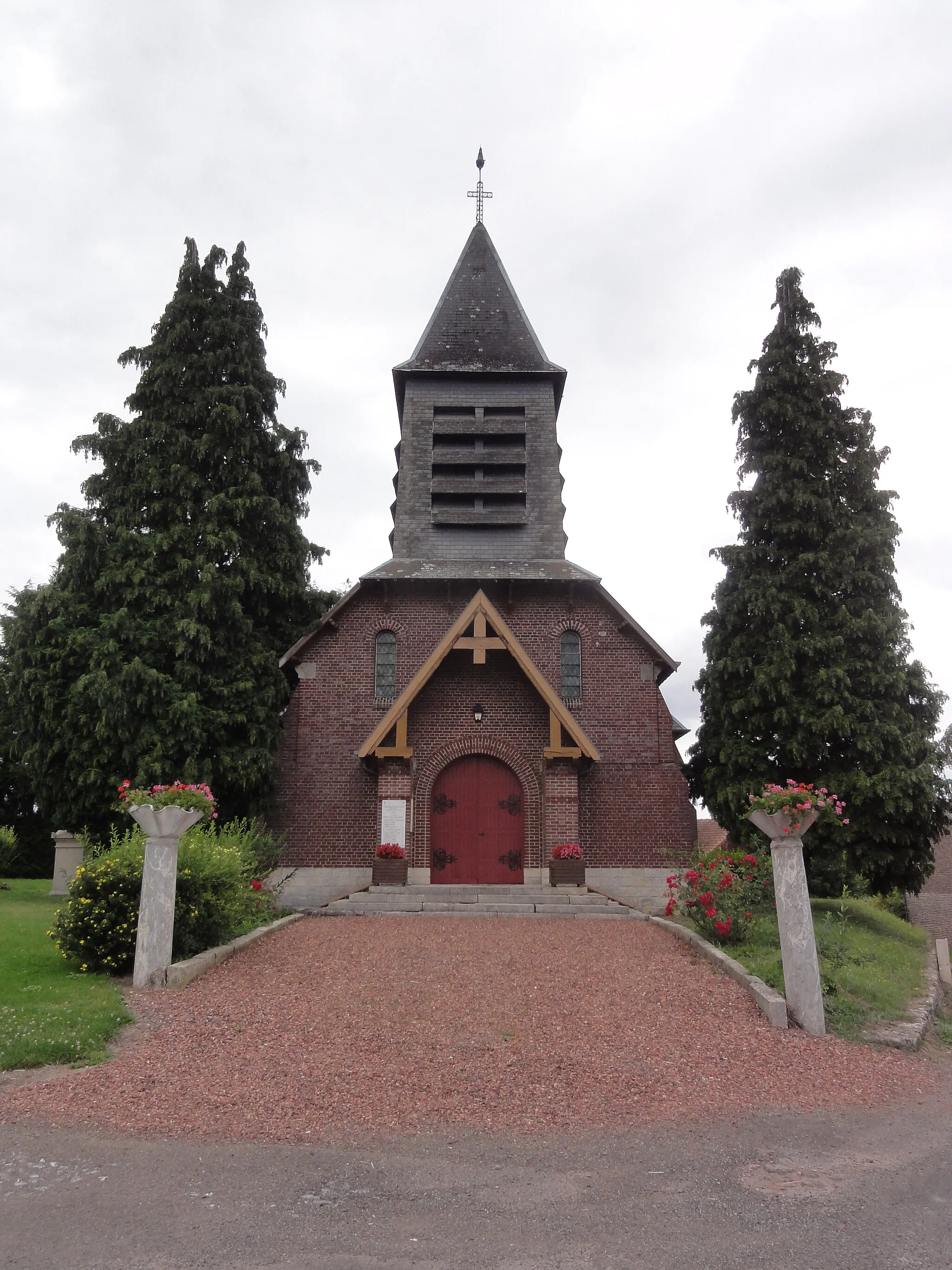 Photo showing: Happencourt (Aisne) église Saint Martin