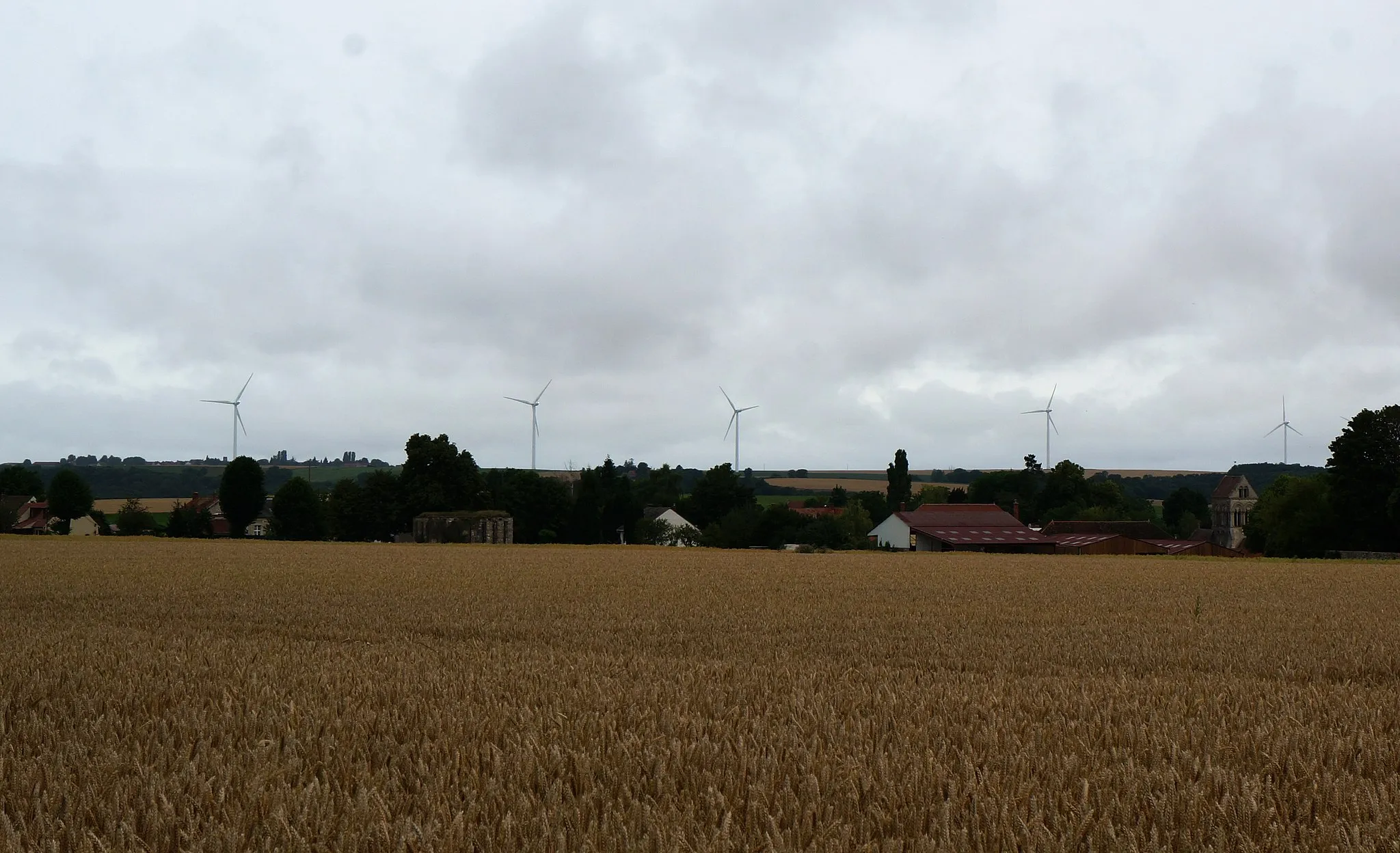 Photo showing: parc éolien de l'Ourcq et du Clignon.