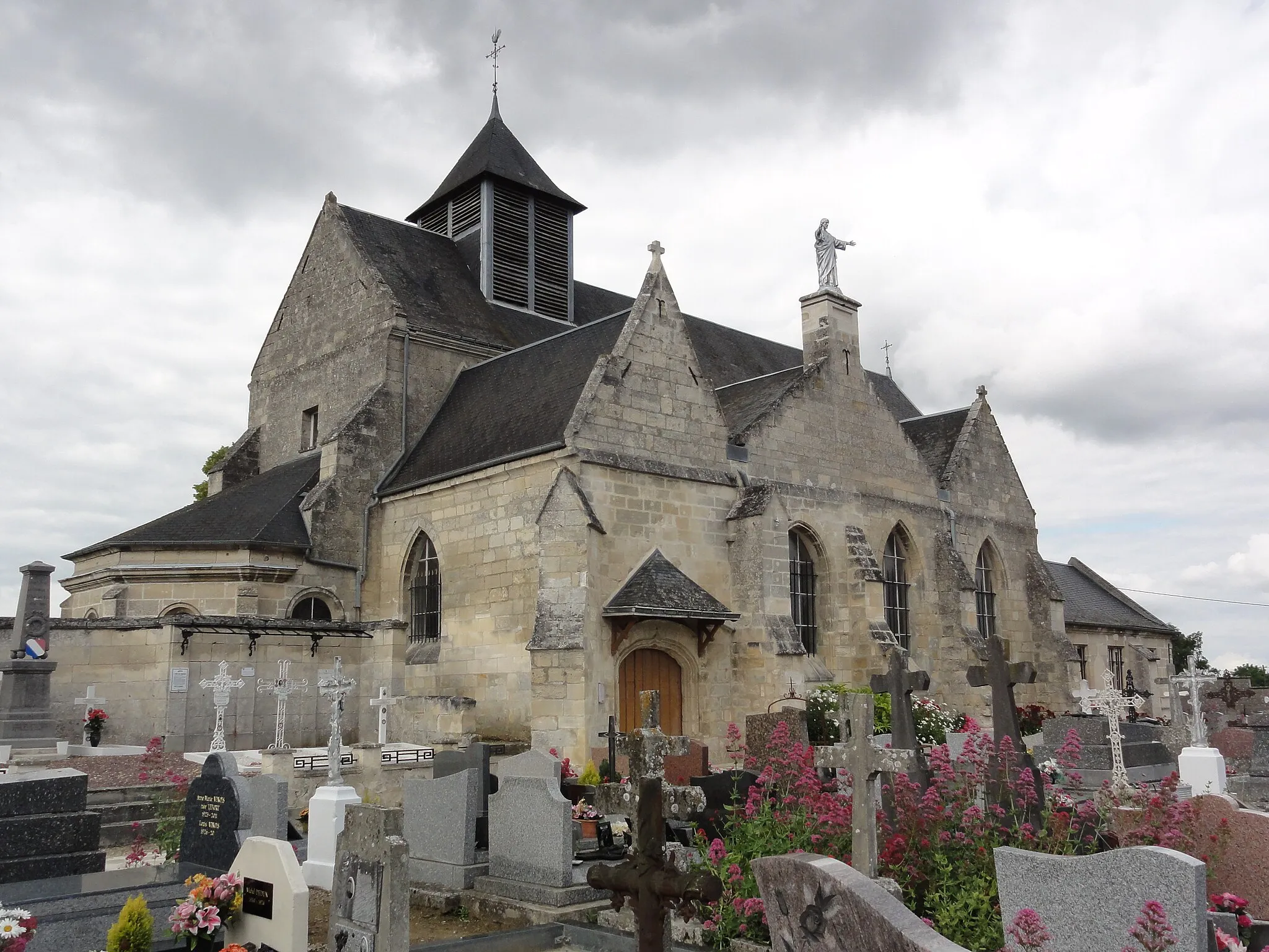 Photo showing: Saint-Paul-aux-Bois (Aisne) église