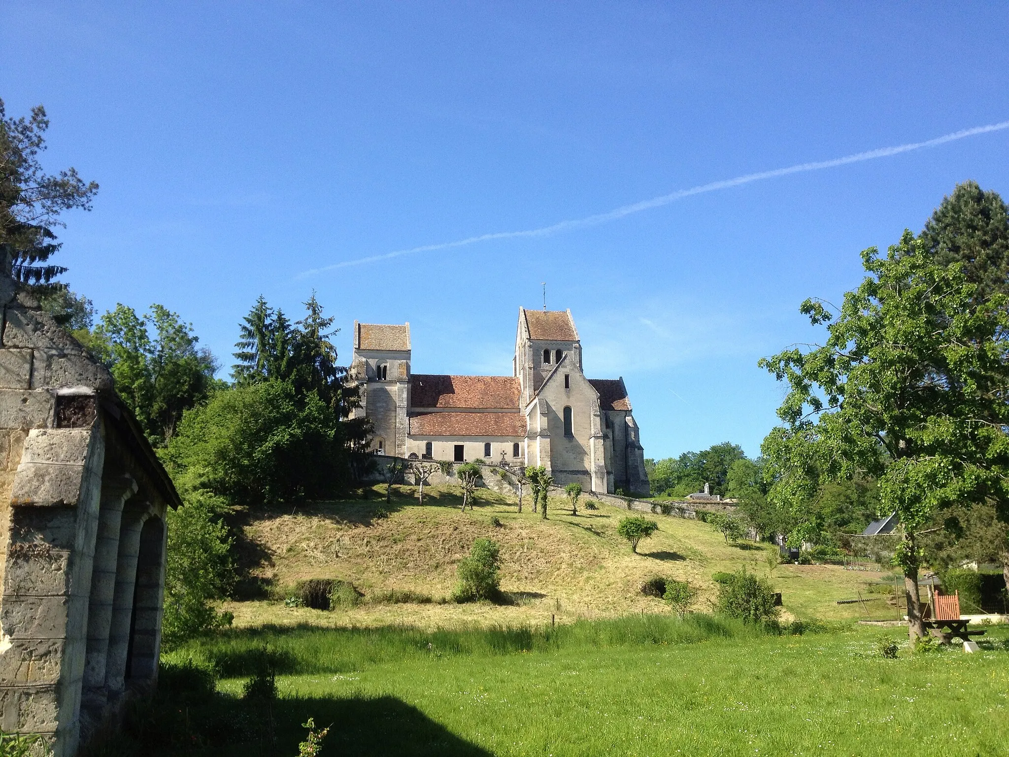 Photo showing: Septvaux (Aisne, France) church