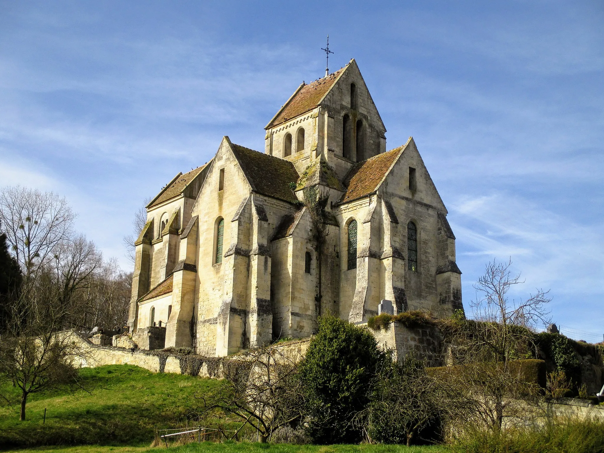 Photo showing: Eglise de Septvaux, mars 2017