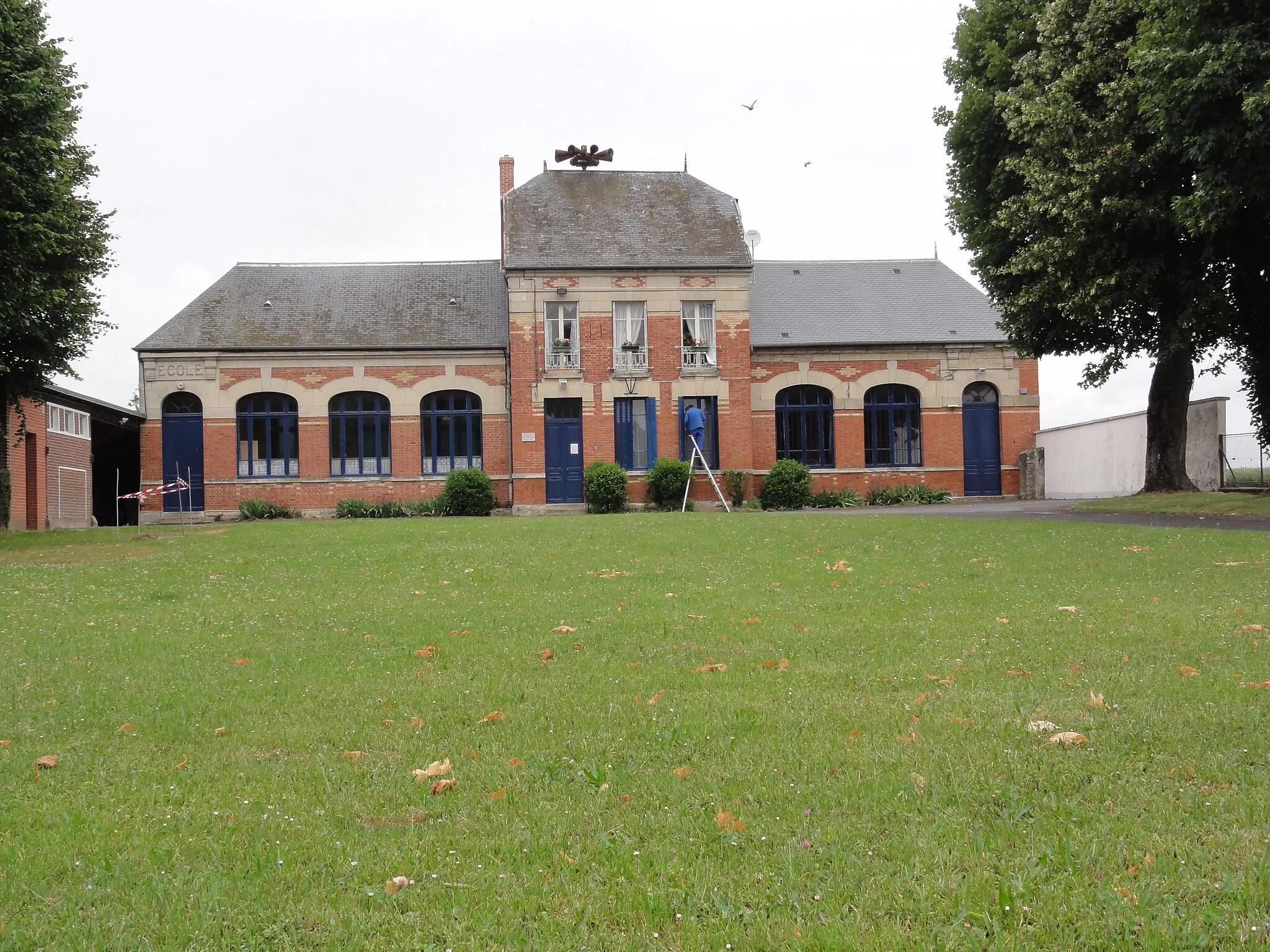 Photo showing: Terny-Sorny (Aisne) mairie-école