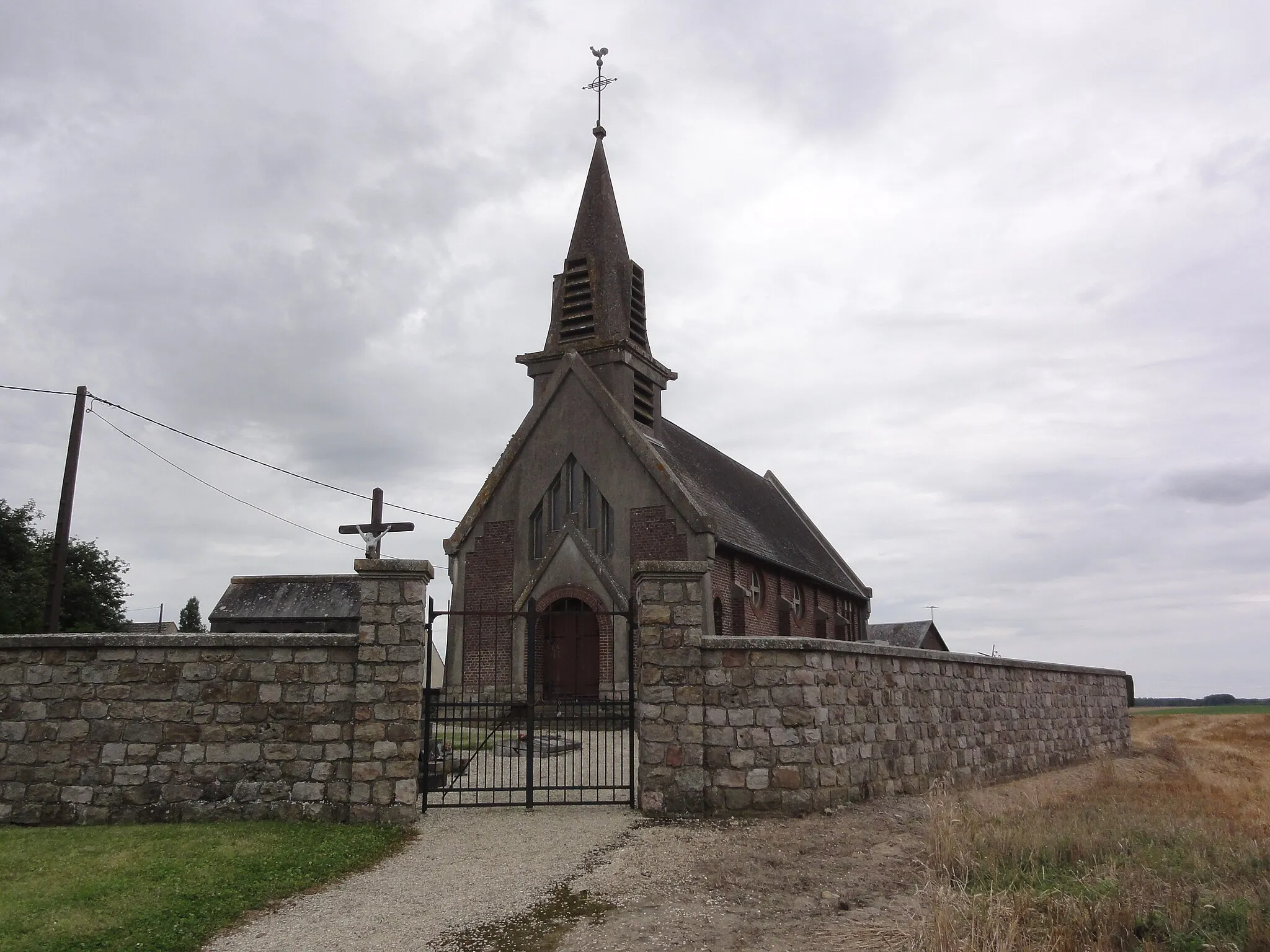 Photo showing: Sommette-Eaucourt (Aisne) église Eaucourt