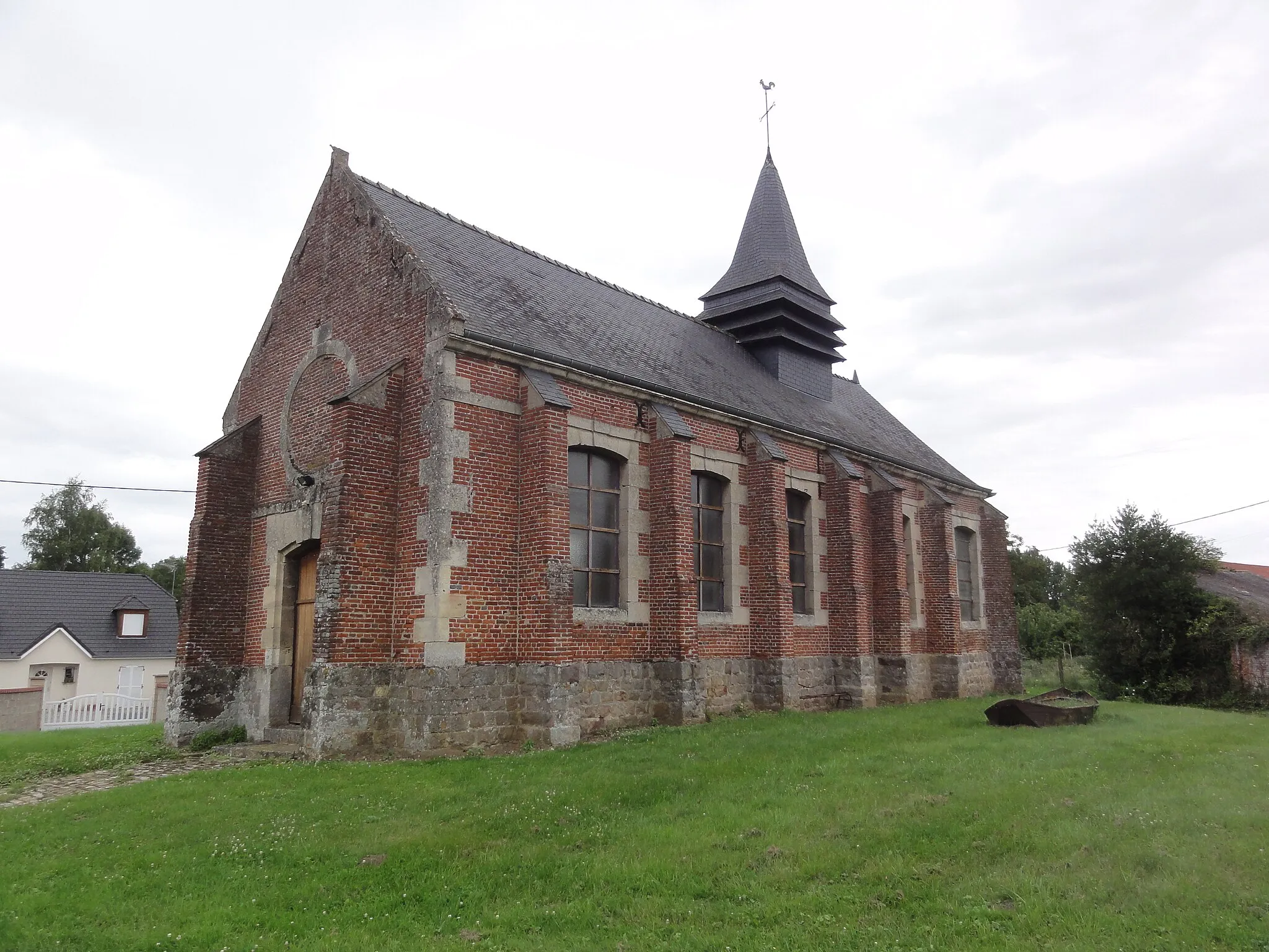 Photo showing: Sommette-Eaucourt (Aisne) église Sommette