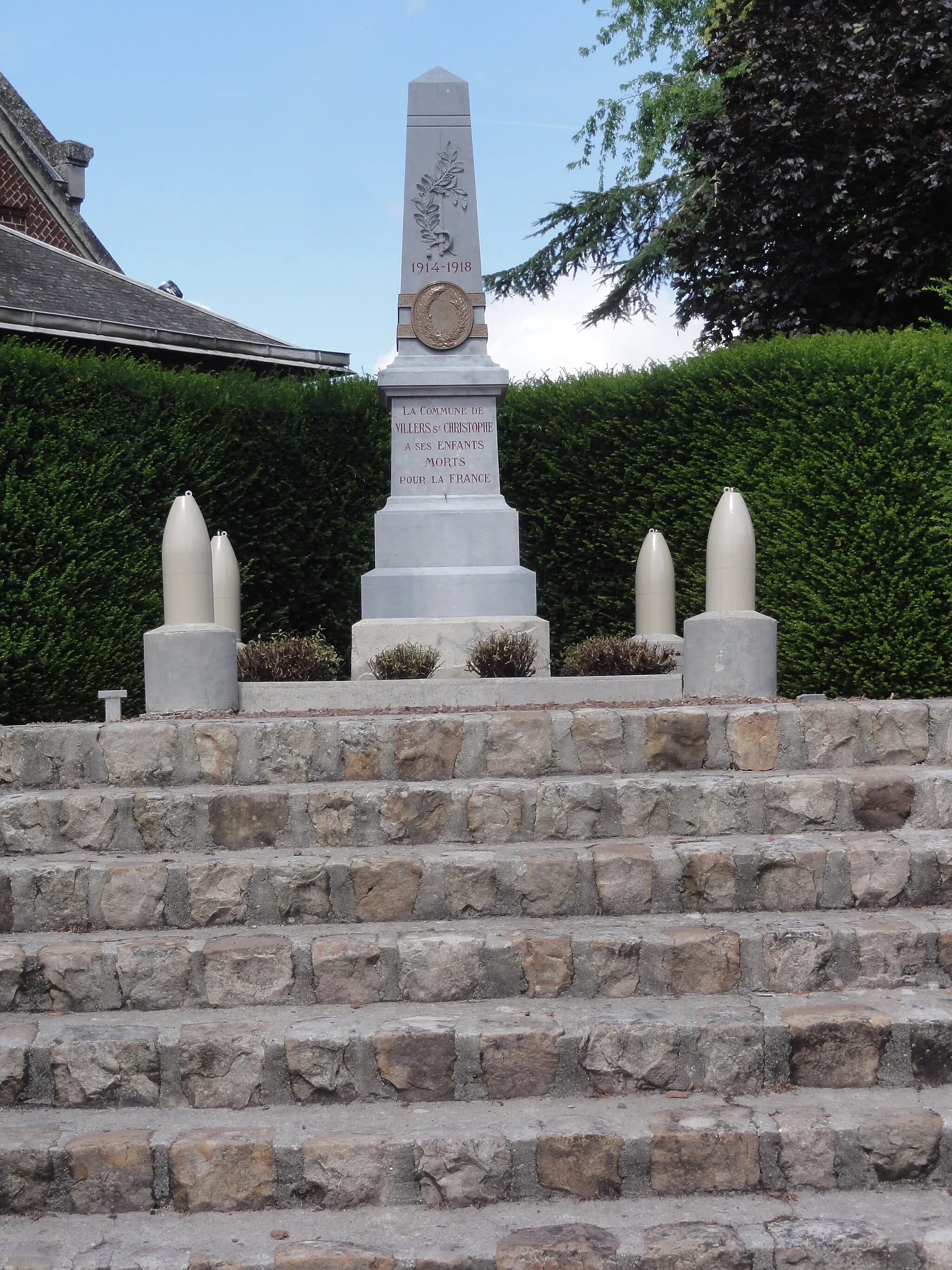 Photo showing: Villers-Saint-Christophe (Aisne) monument aux morts