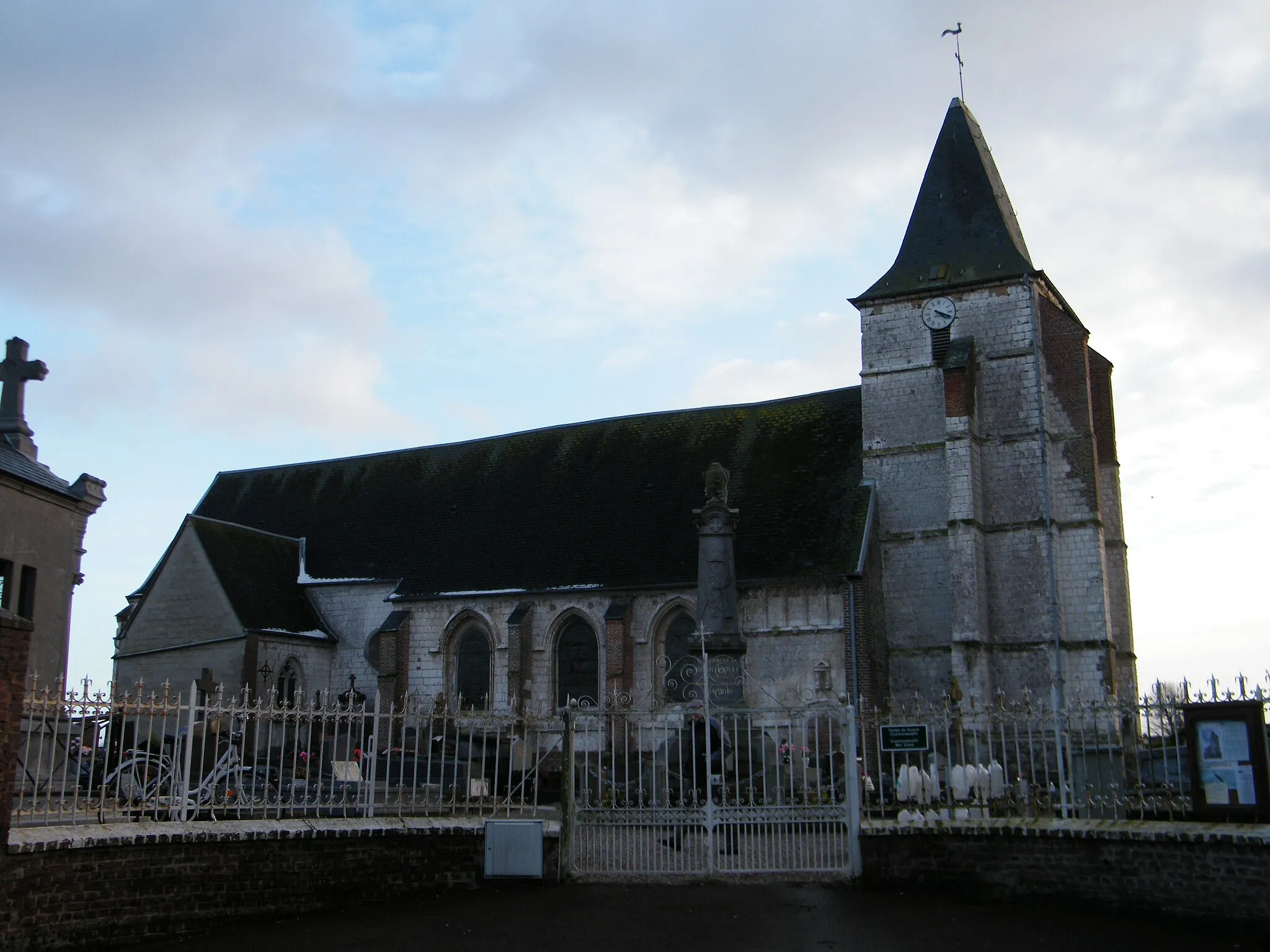 Photo showing: Église Notre-Dame-de-l'Assomption de Bourseville (Somme-France).