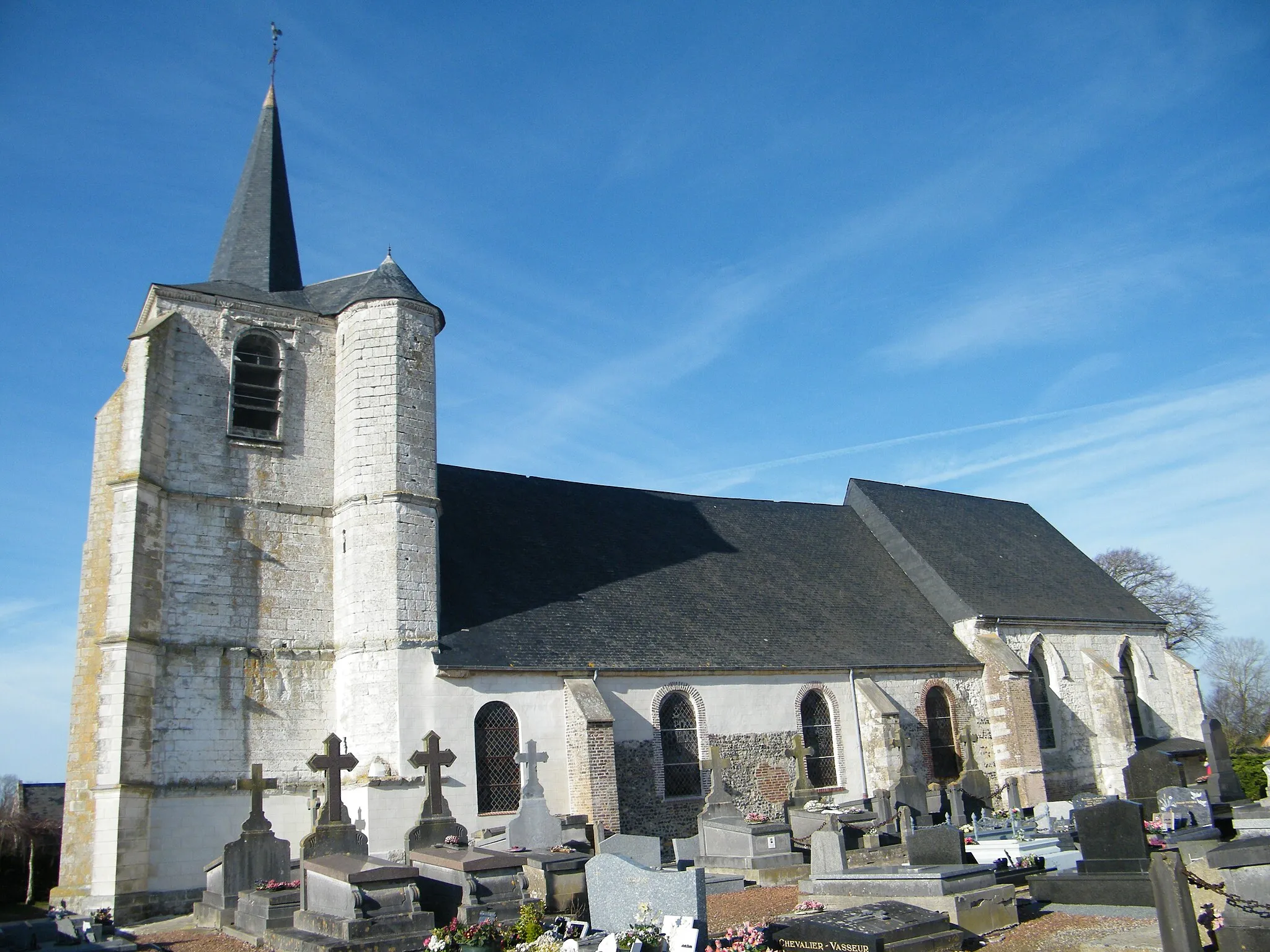 Photo showing: Pendé, Somme, Fr, église (2)