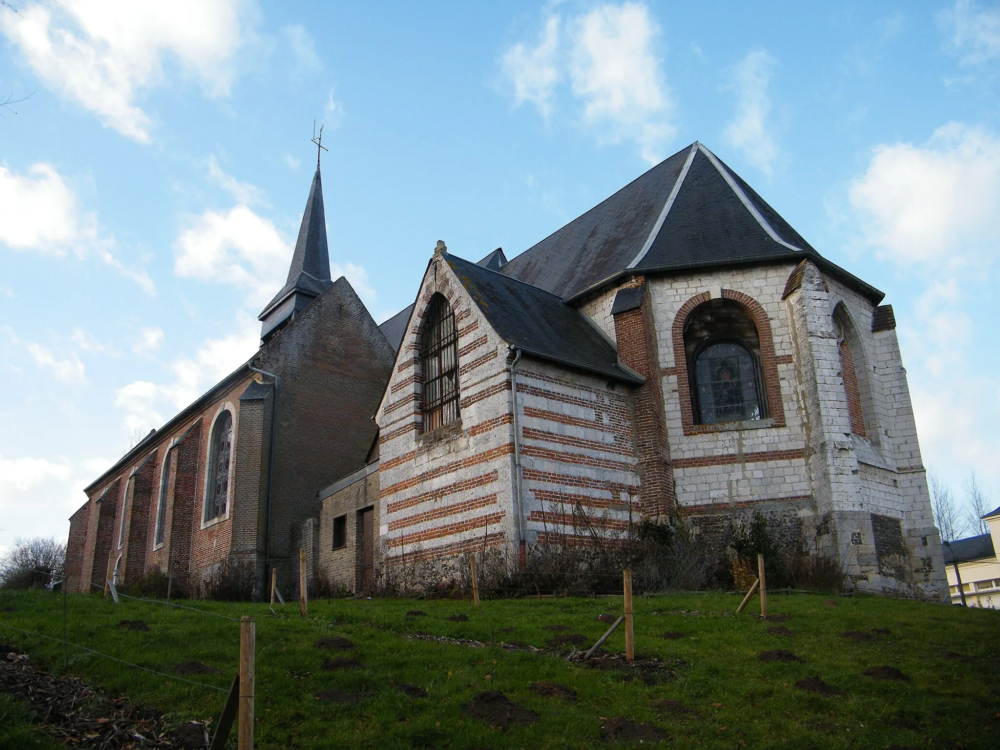 Photo showing: Mons-Boubert, Somme, Fr, église.