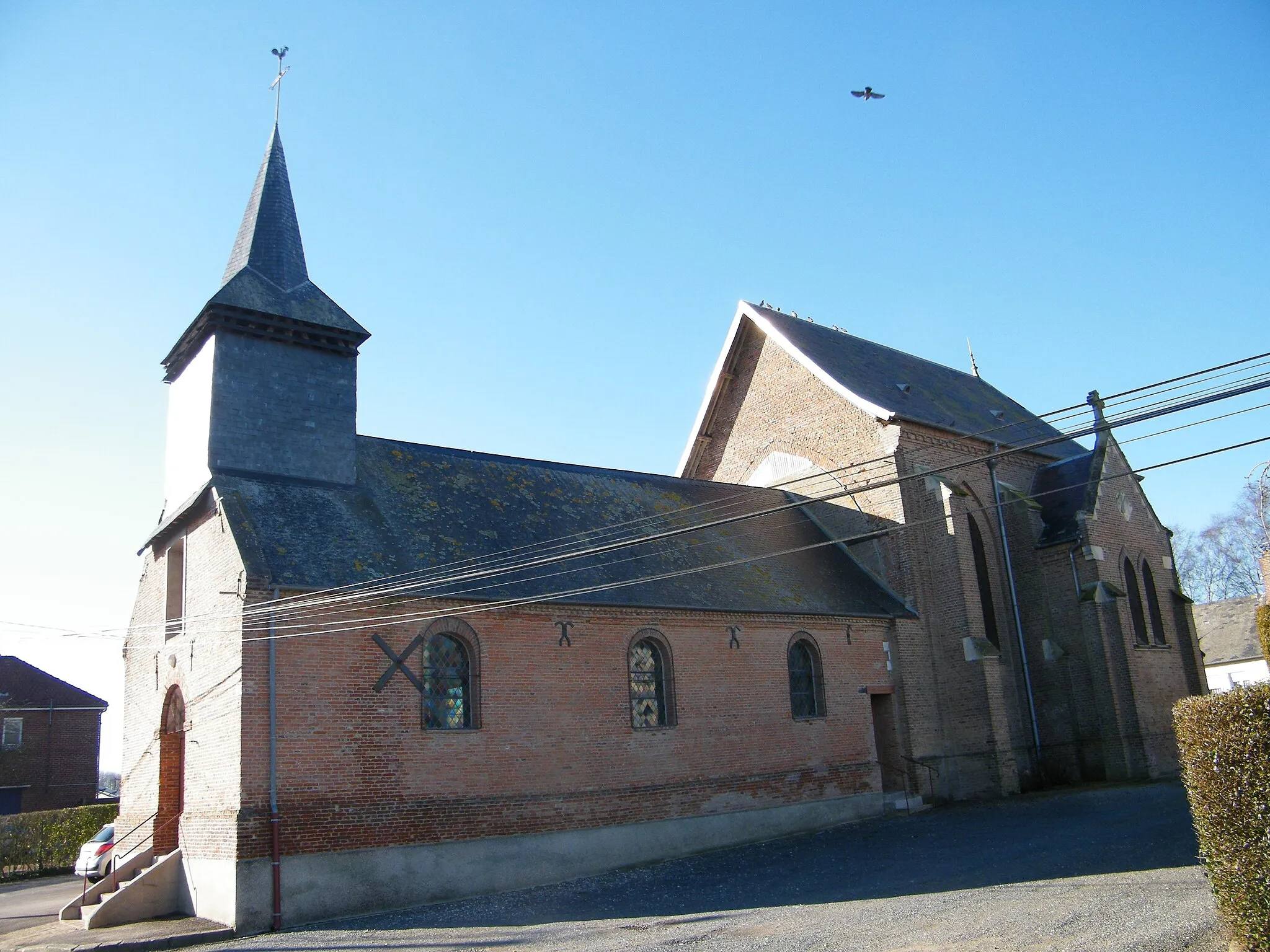 Photo showing: Buigny-lès-Gamaches, Somme, Fr, église (2)
