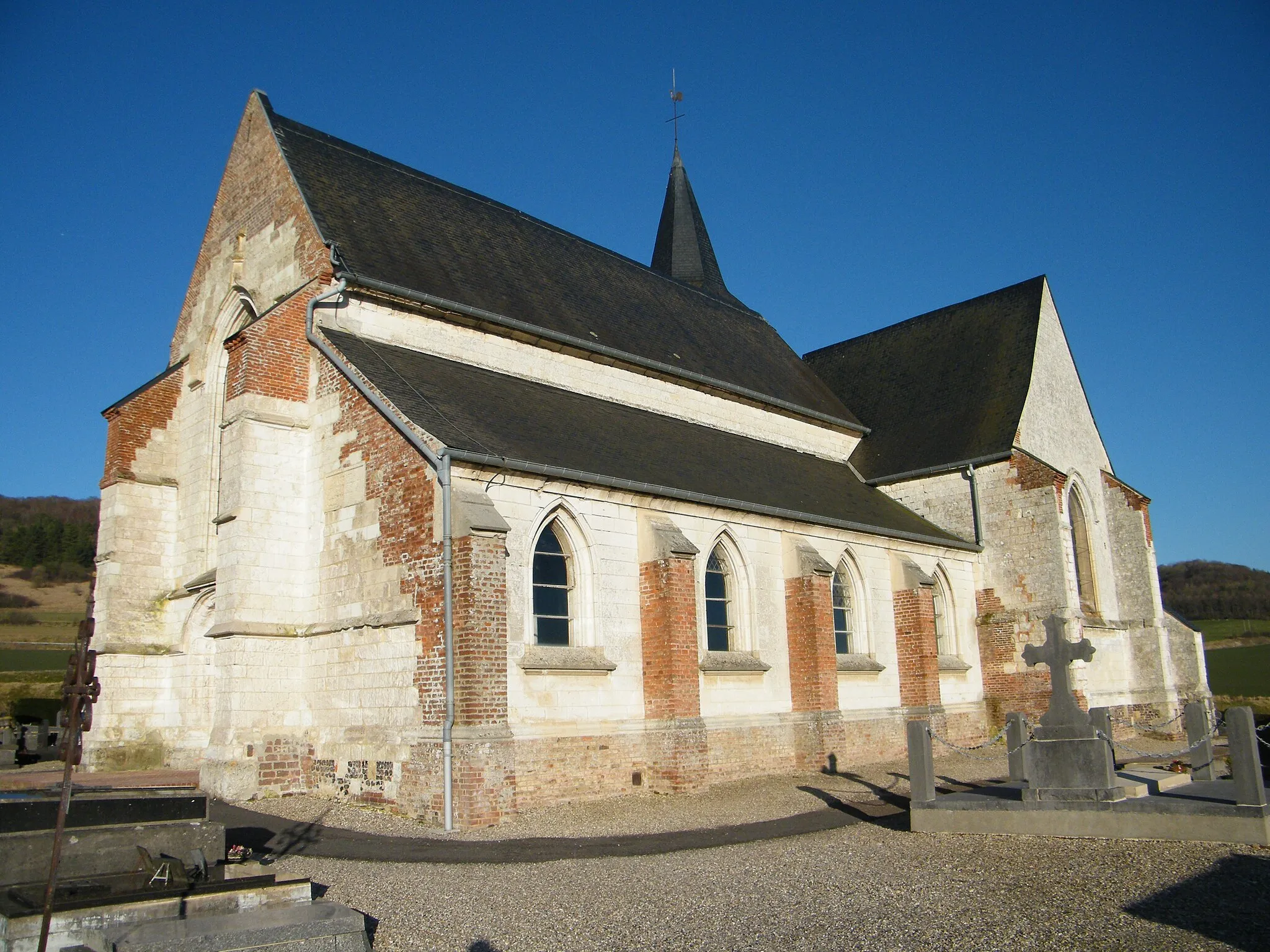 Photo showing: Bouttencourt, Somme, Fr, église (4)