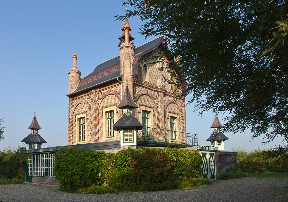 Photo showing: Chalet du Gué de Blanquetaque, commune de Port-le-Grand, dans le département de la Somme