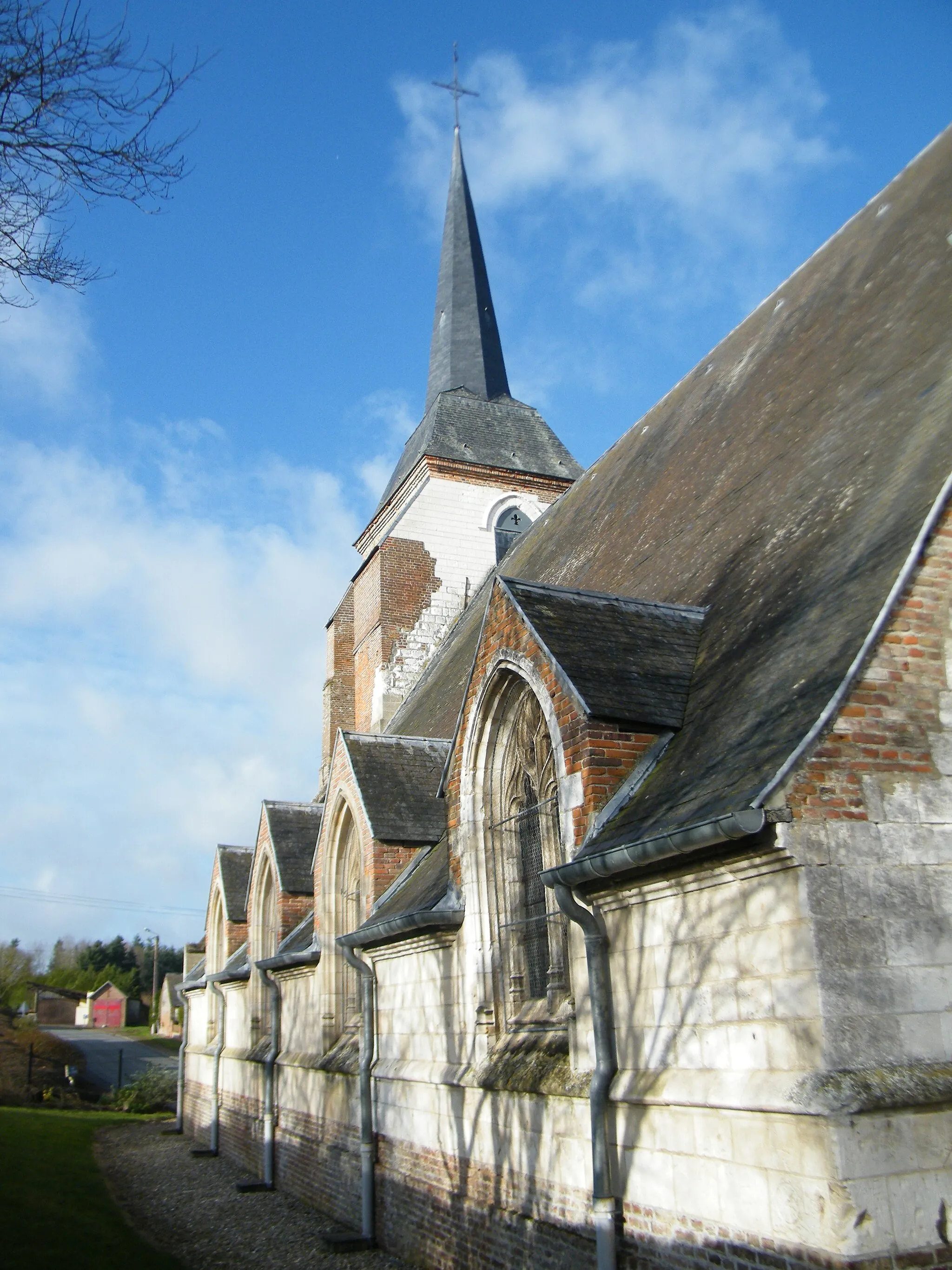 Photo showing: Vismes, Somme, Fr, église (5)