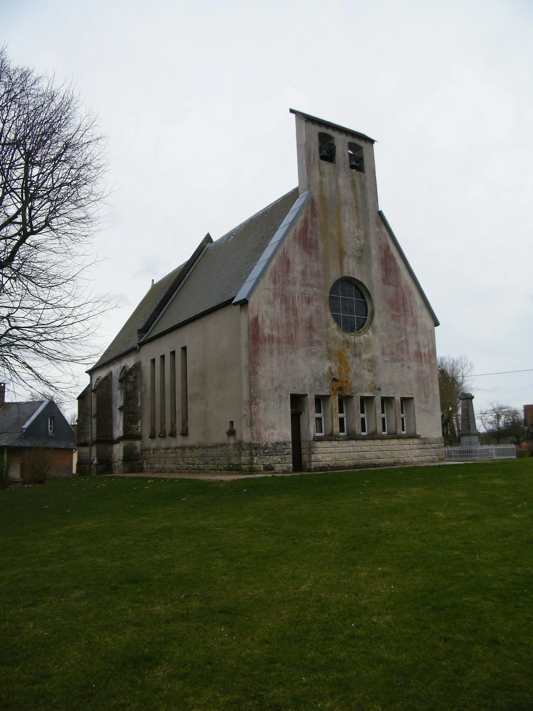 Photo showing: Le clocher-mur.