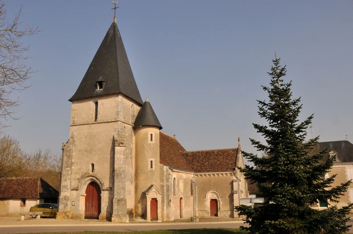 Photo showing: Saint-Hilaire-sur-Benaize (Indre) - Eglise