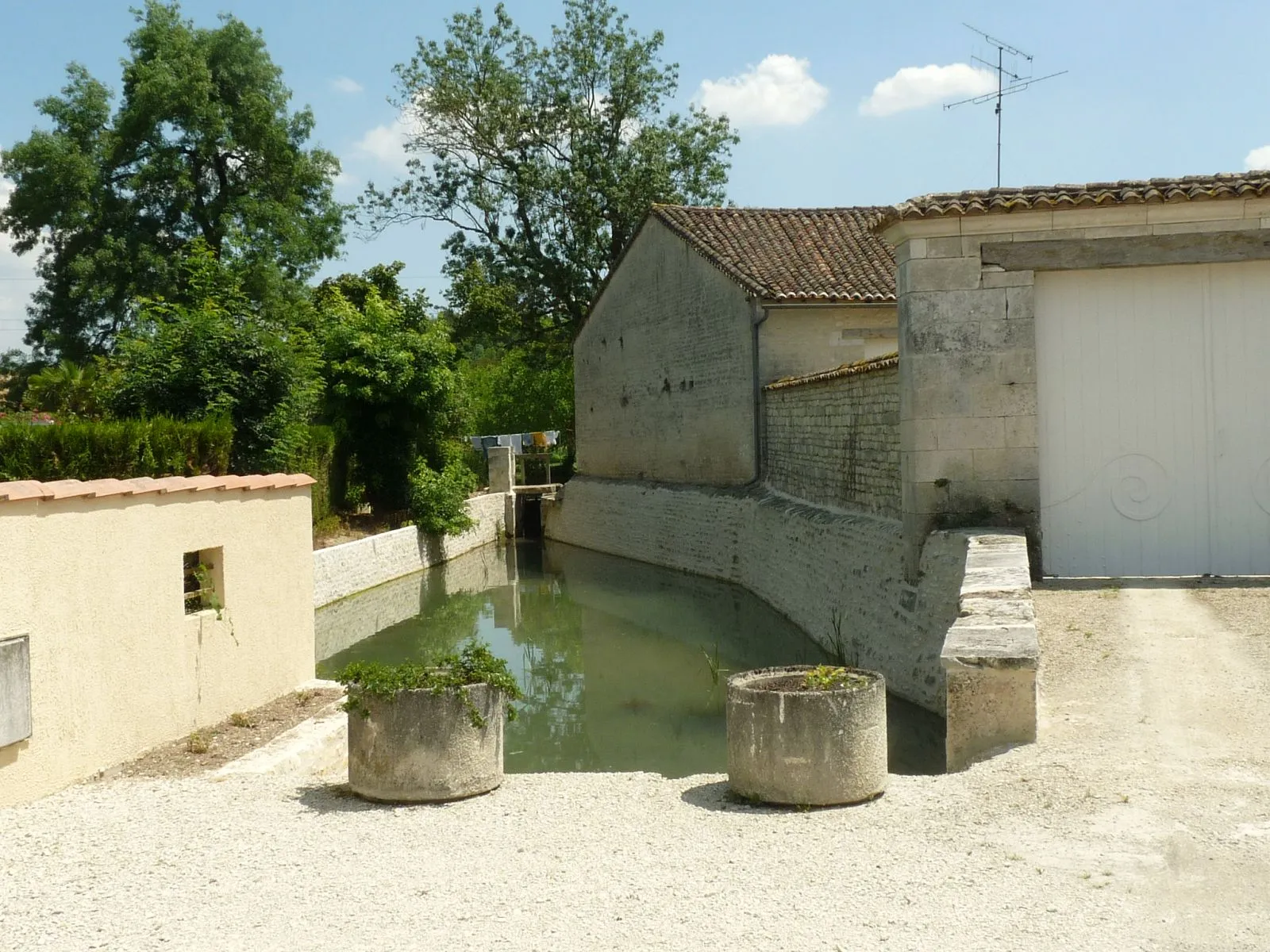 Photo showing: Ruisseau de l'Argence vue de Churet (Anais), Charente, France