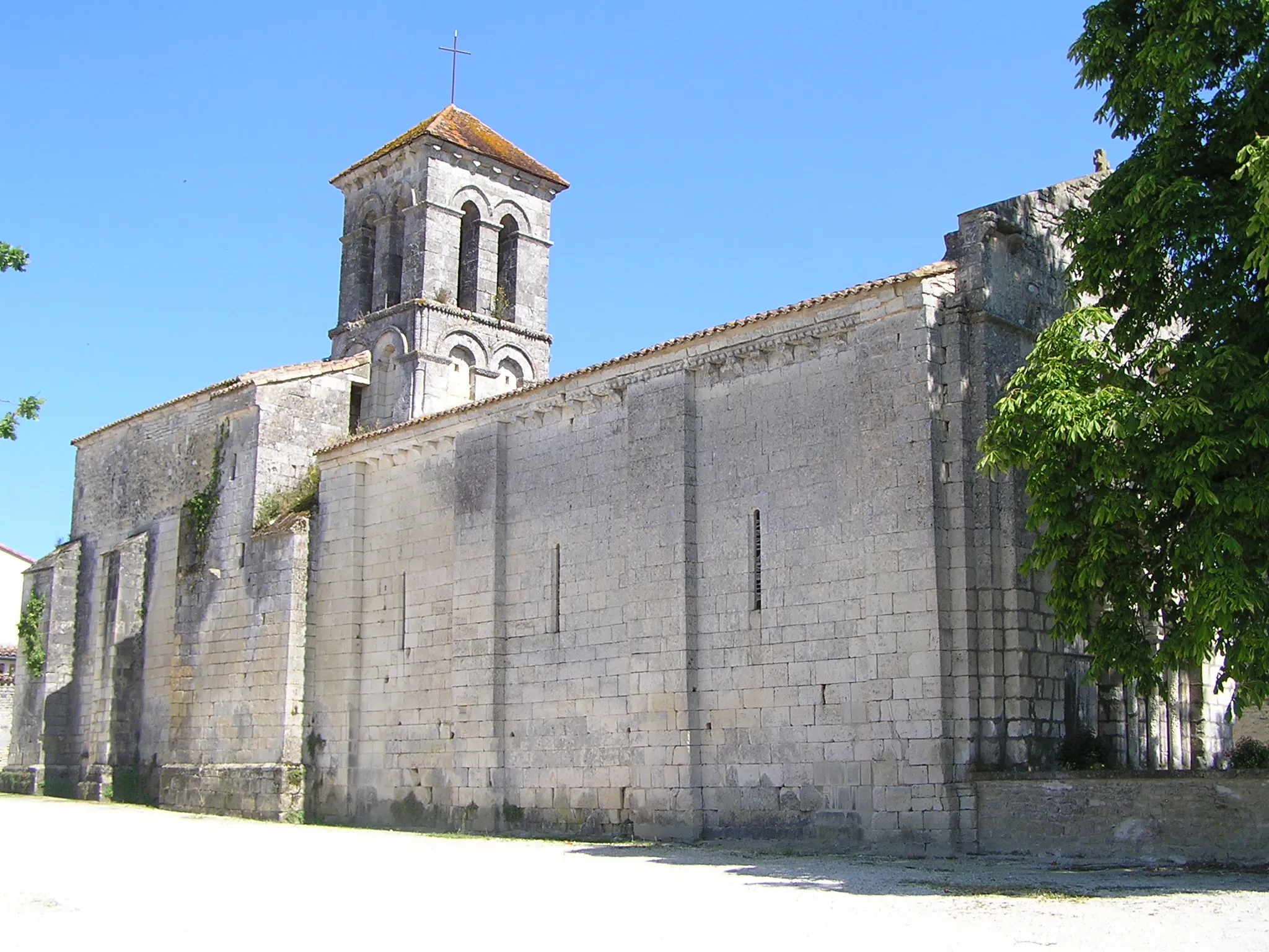 Photo showing: église de Plaizac, Charente, France