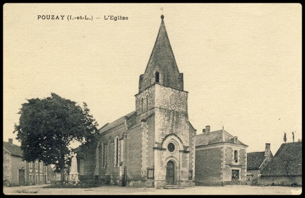 Photo showing: Pouzay - L'église