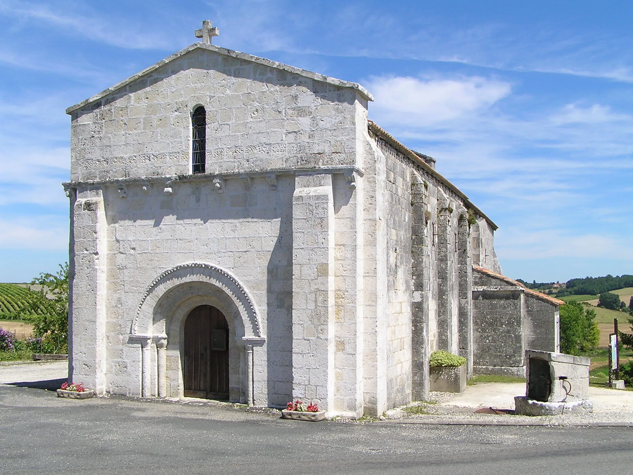 Photo showing: église d'Étriac, Charente, France