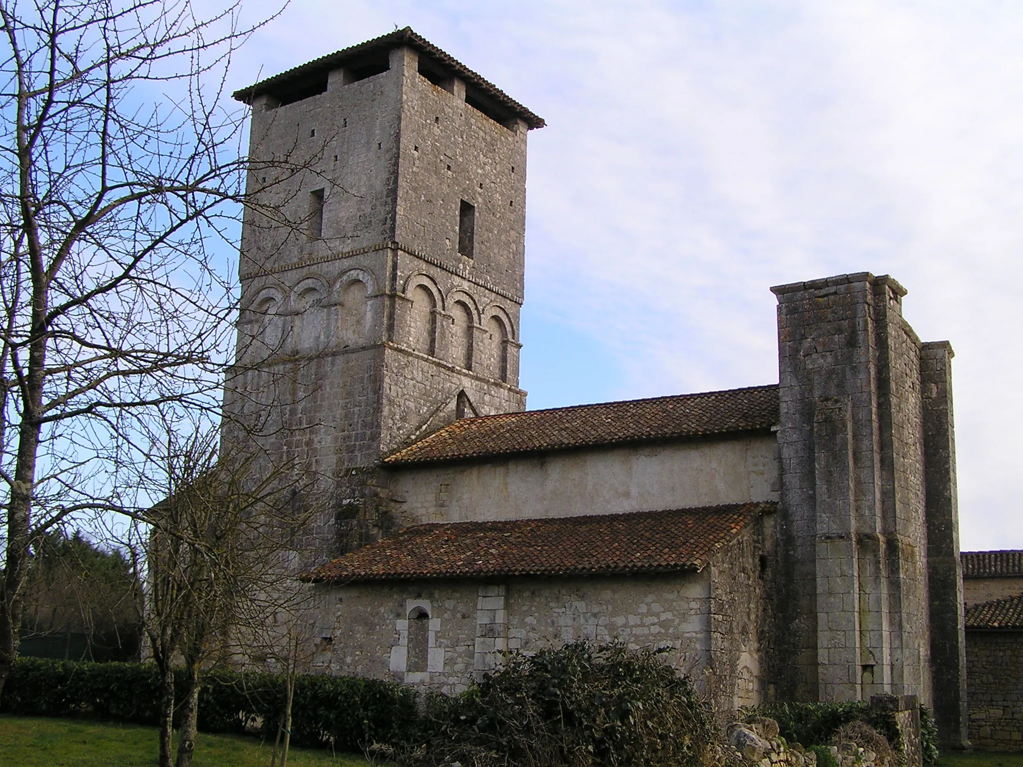 Photo showing: l'église de Saint-Paul commune de Chazelles, Charente, France