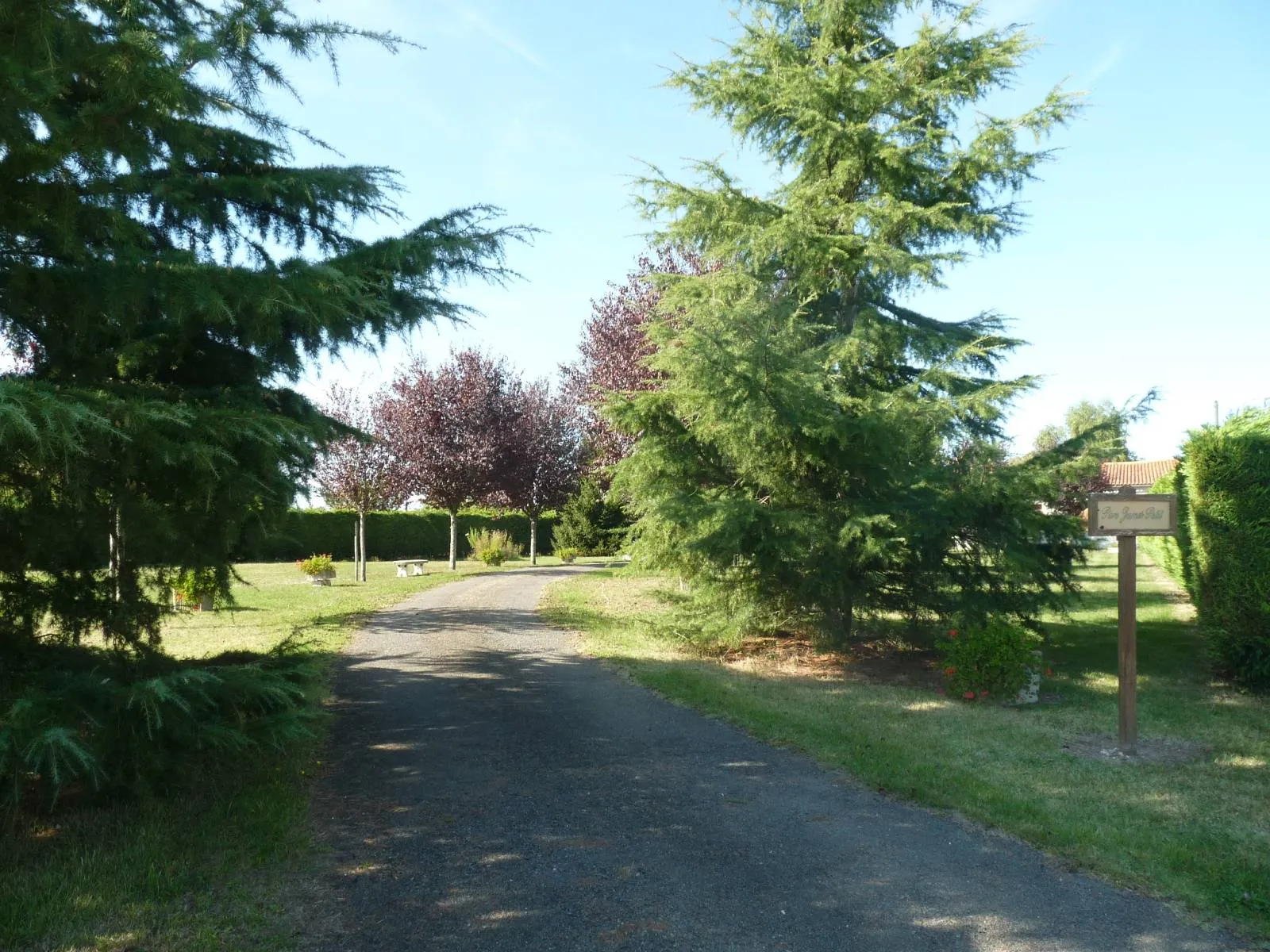 Photo showing: park of town hall of Courlac, Charente, SW France
