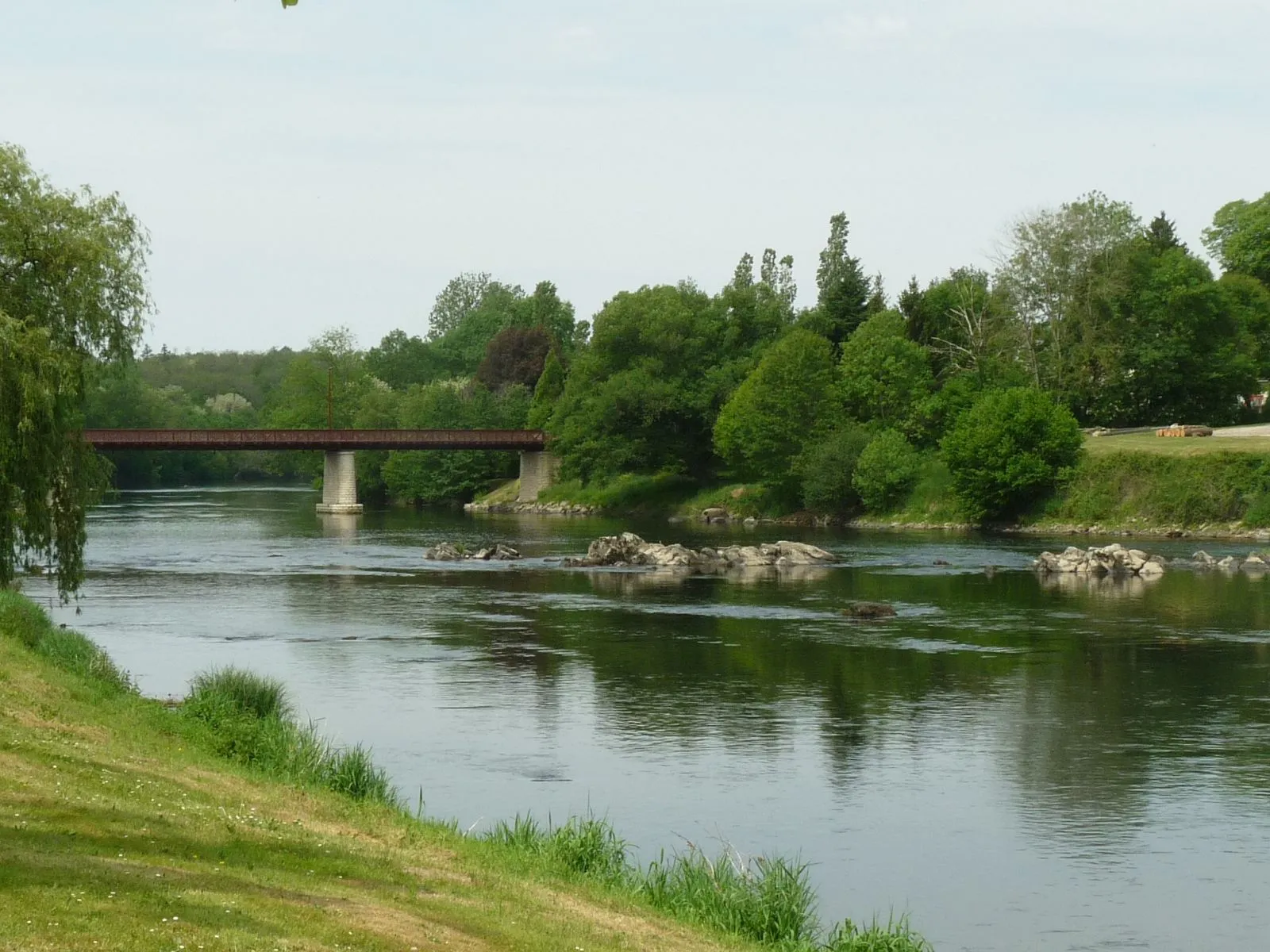 Photo showing: bridge of Exideuil-sur-Vienne, Charente, SW France