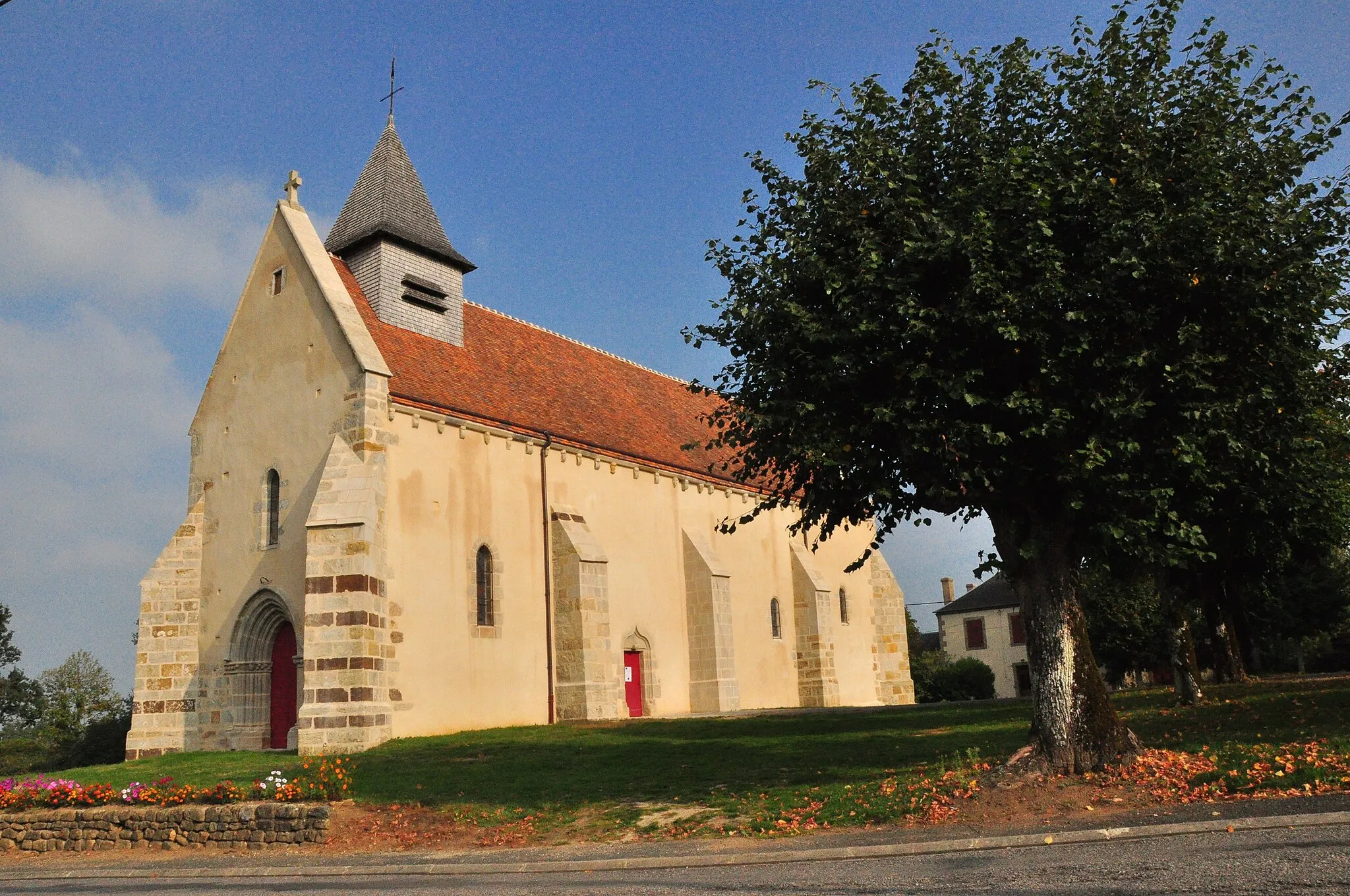 Photo showing: Eglise de Roussines (Indre)
