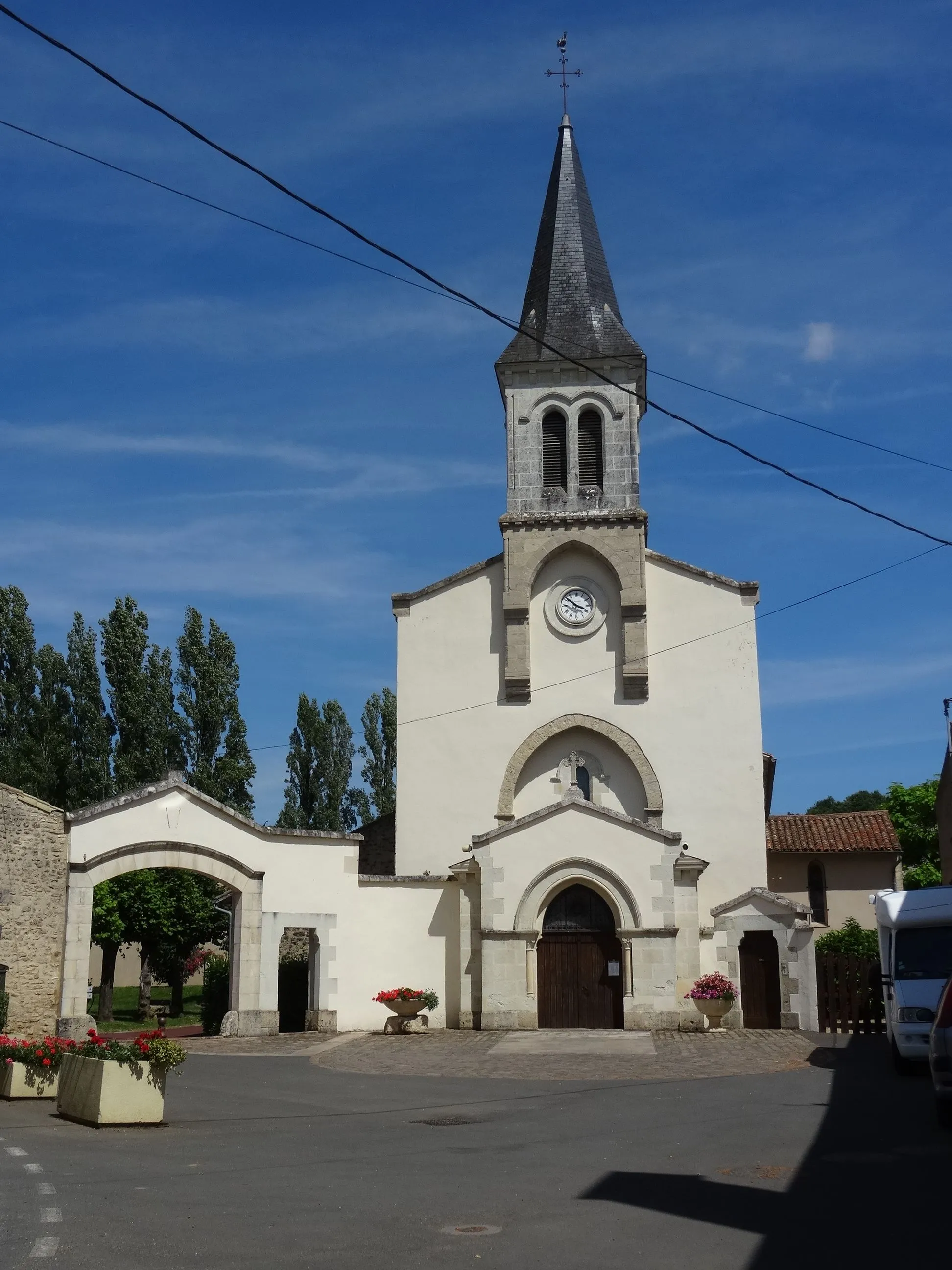 Photo showing: Église de Marçay, Vienne.