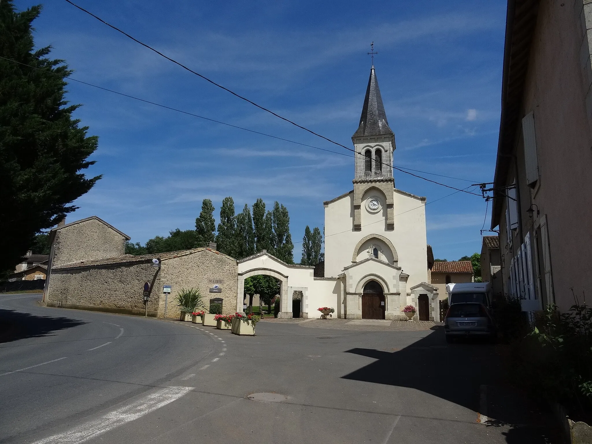 Photo showing: Église de Marçay, Vienne.