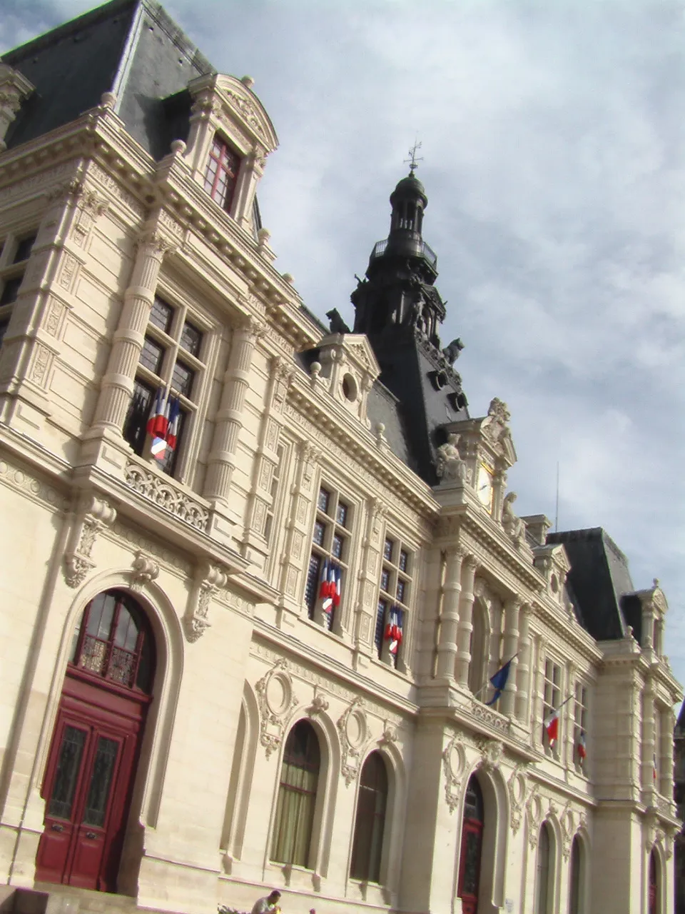 Photo showing: Façade de l'hôtel de ville de Poitiers (1869-1875)