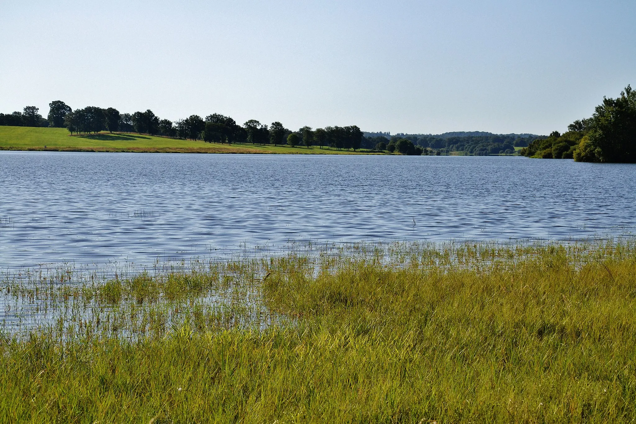 Photo showing: Le lac de Lavaud, près de Saint-Quentin-sur-Charente (Charente, France)