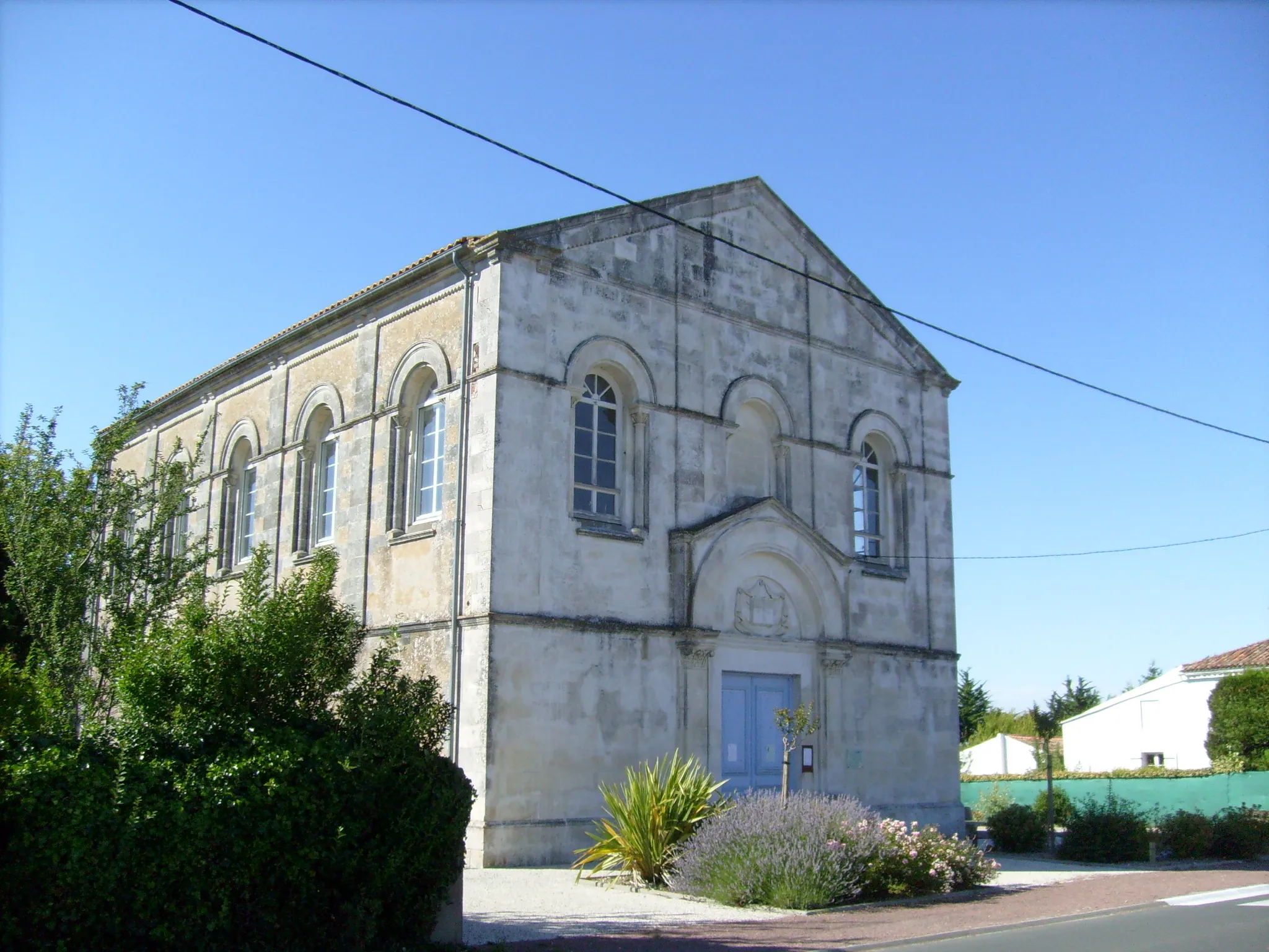 Photo showing: Le temple protestant de Chaillevette