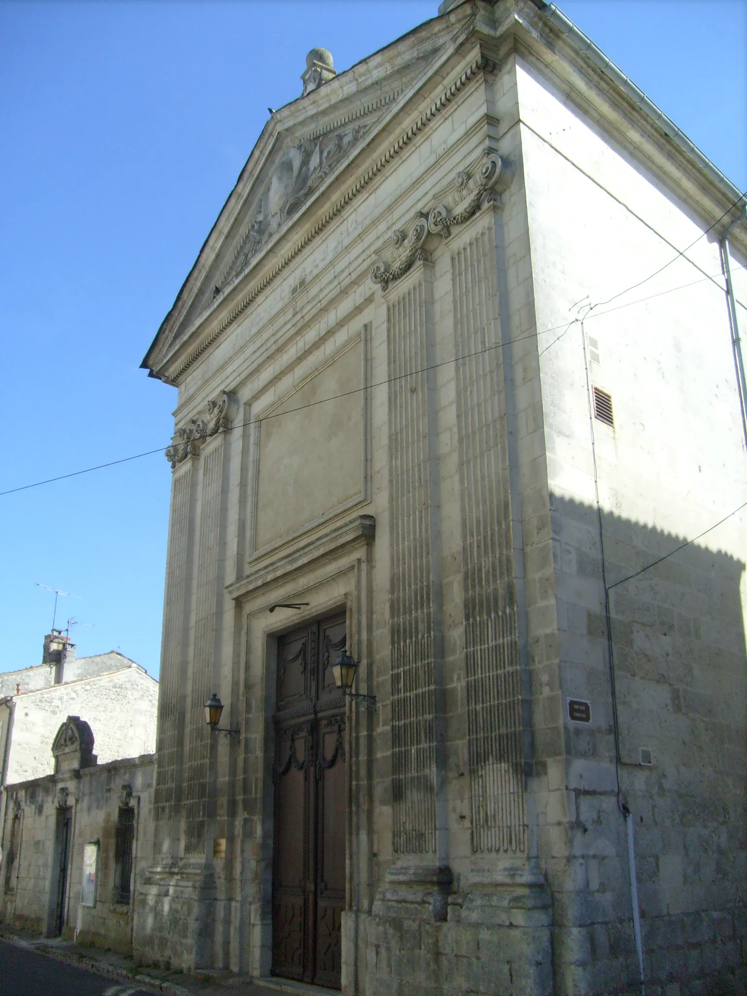 Photo showing: Ancienne chapelle des Bénédictins (Salle Saintonge)