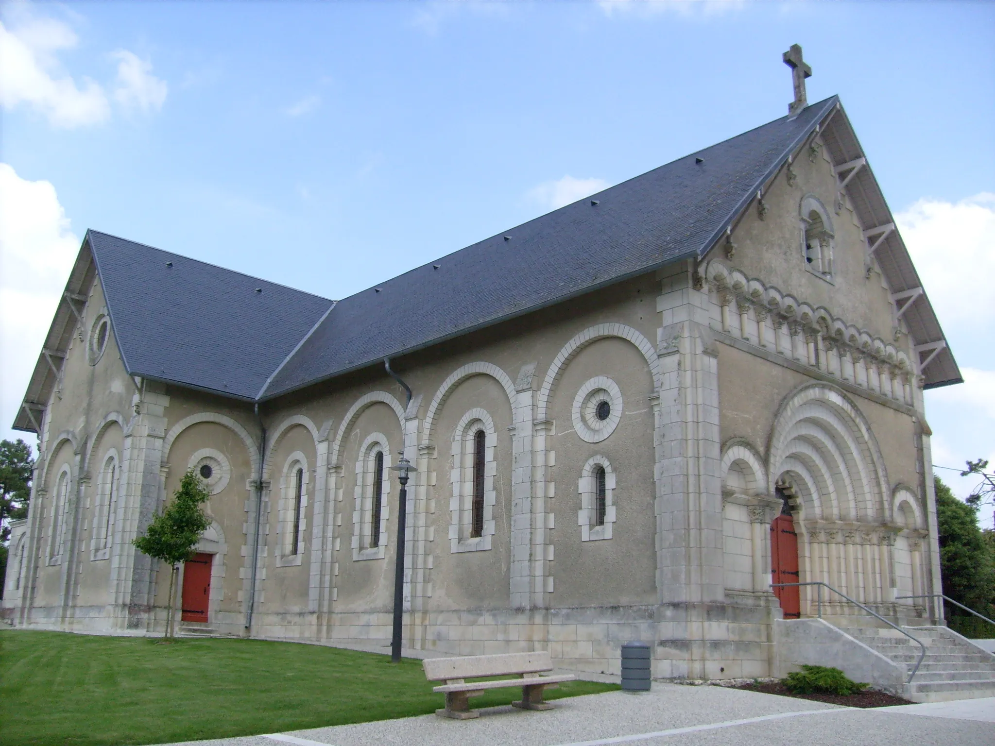 Photo showing: Eglise Saint Pallais, Saint Palais sur mer