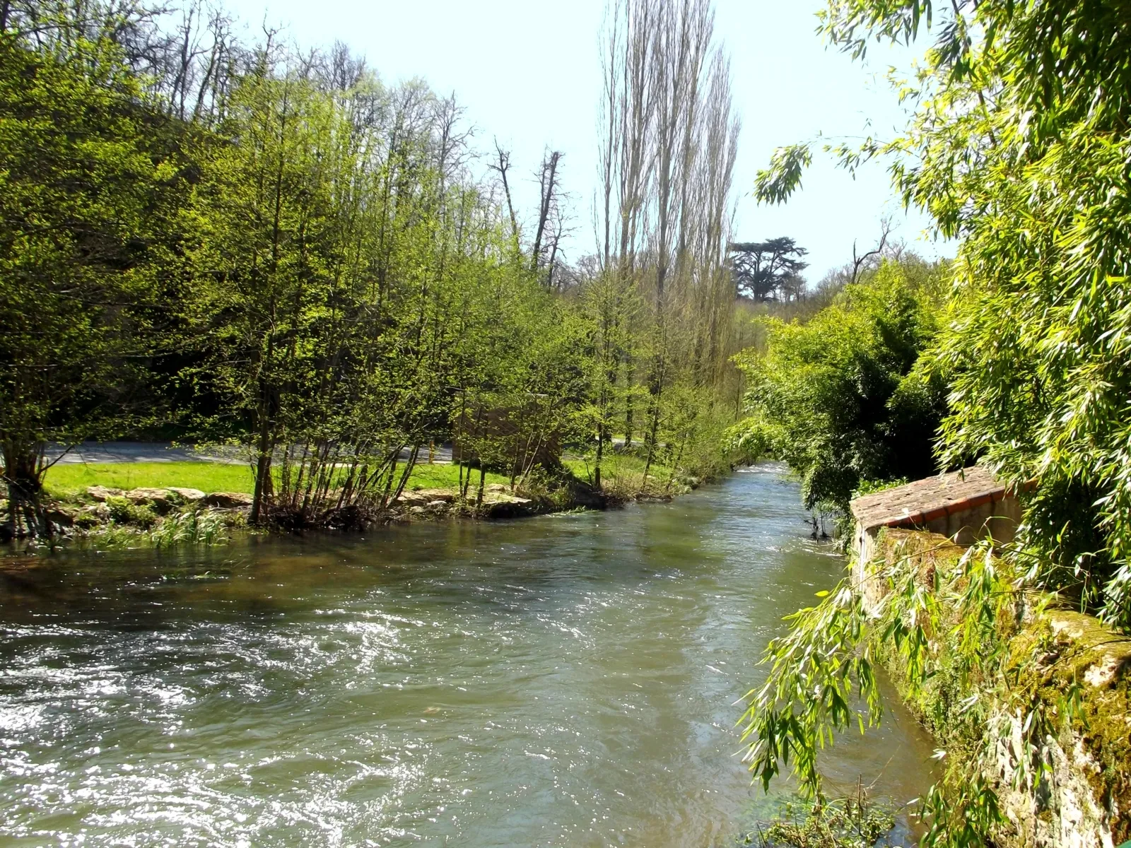 Photo showing: La Boivre à l'est de Vouneuil-sous-Biard.