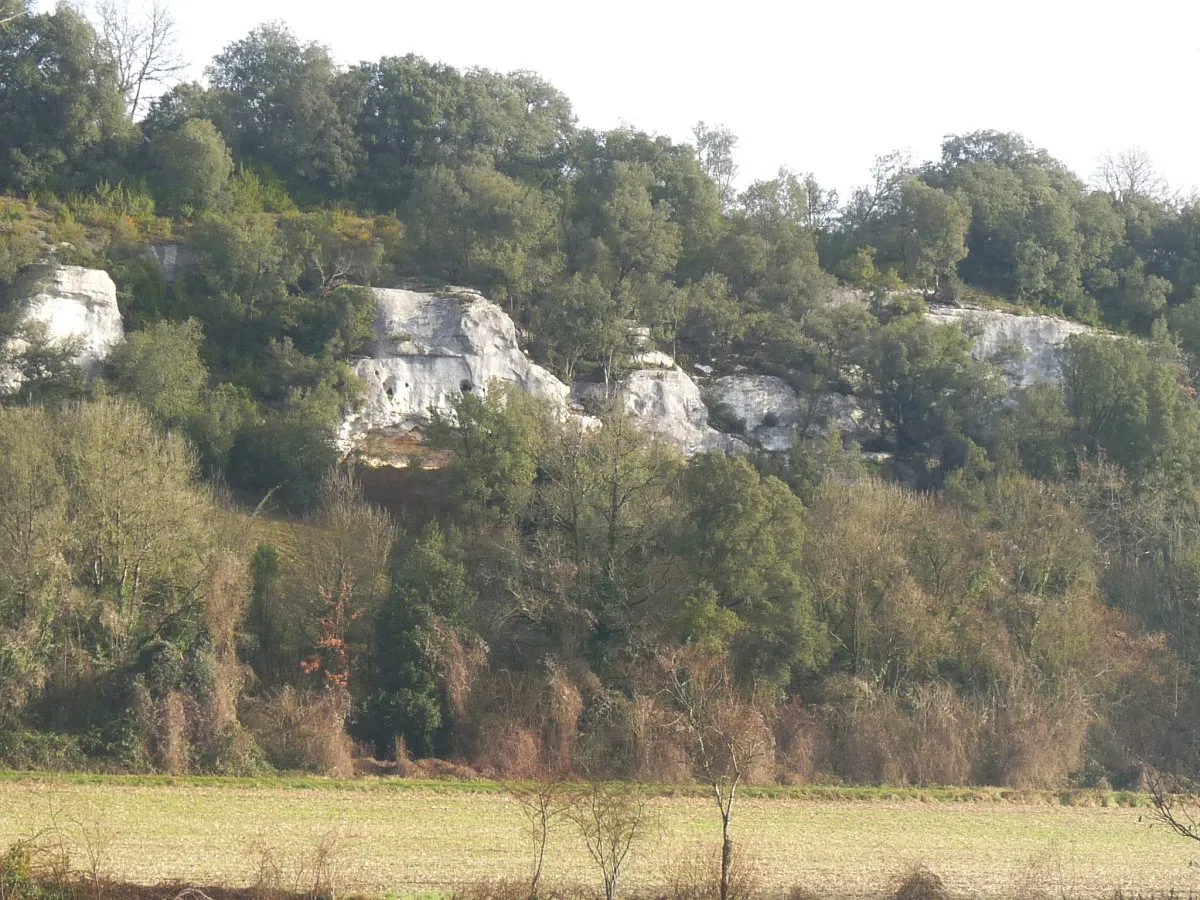 Photo showing: Rochers de la vallée des Eaux-Claires, Puymoyen