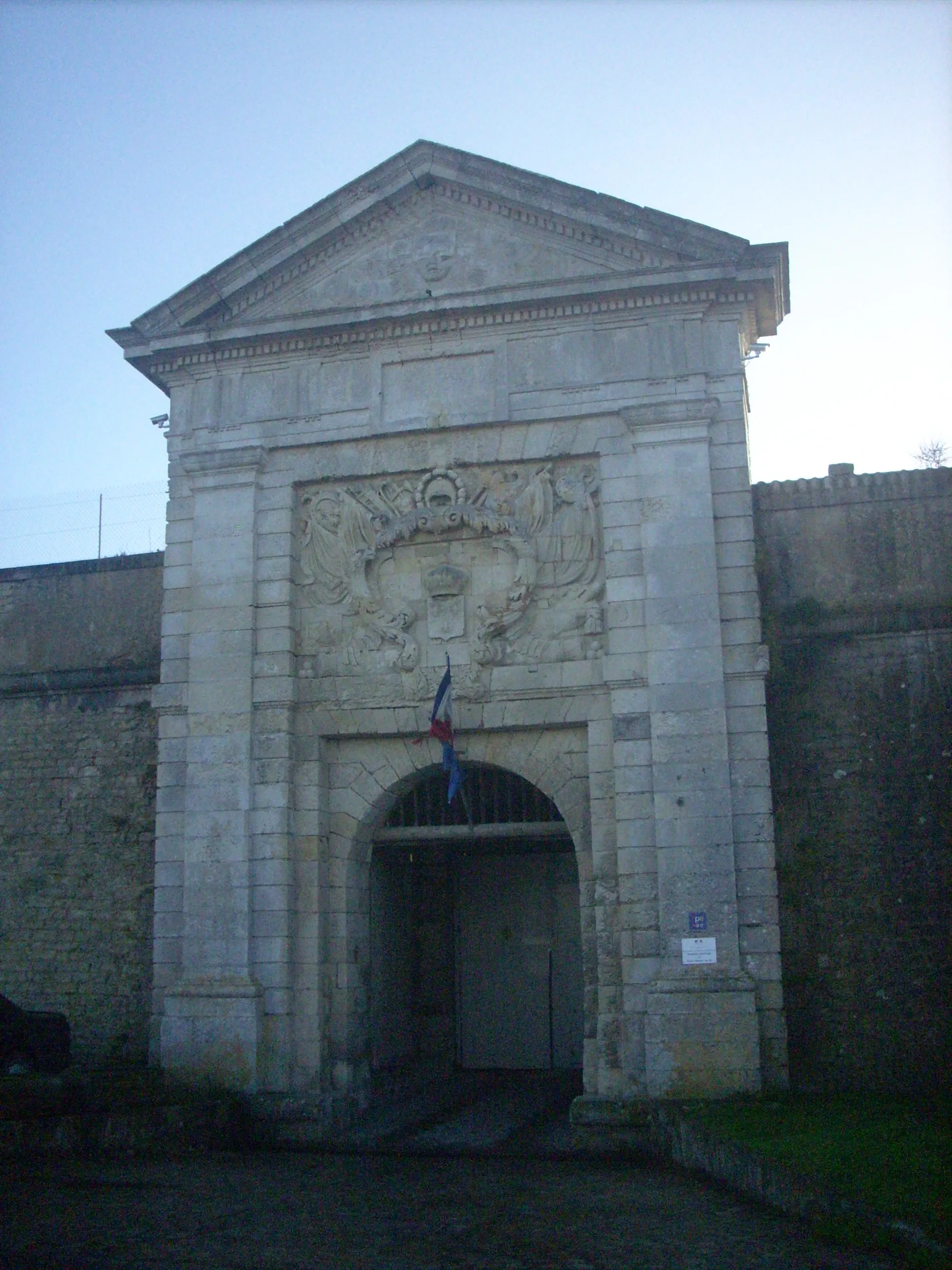 Photo showing: citadel gate in Saint-Martin, Ile de Ré, Charente-Maritime, France