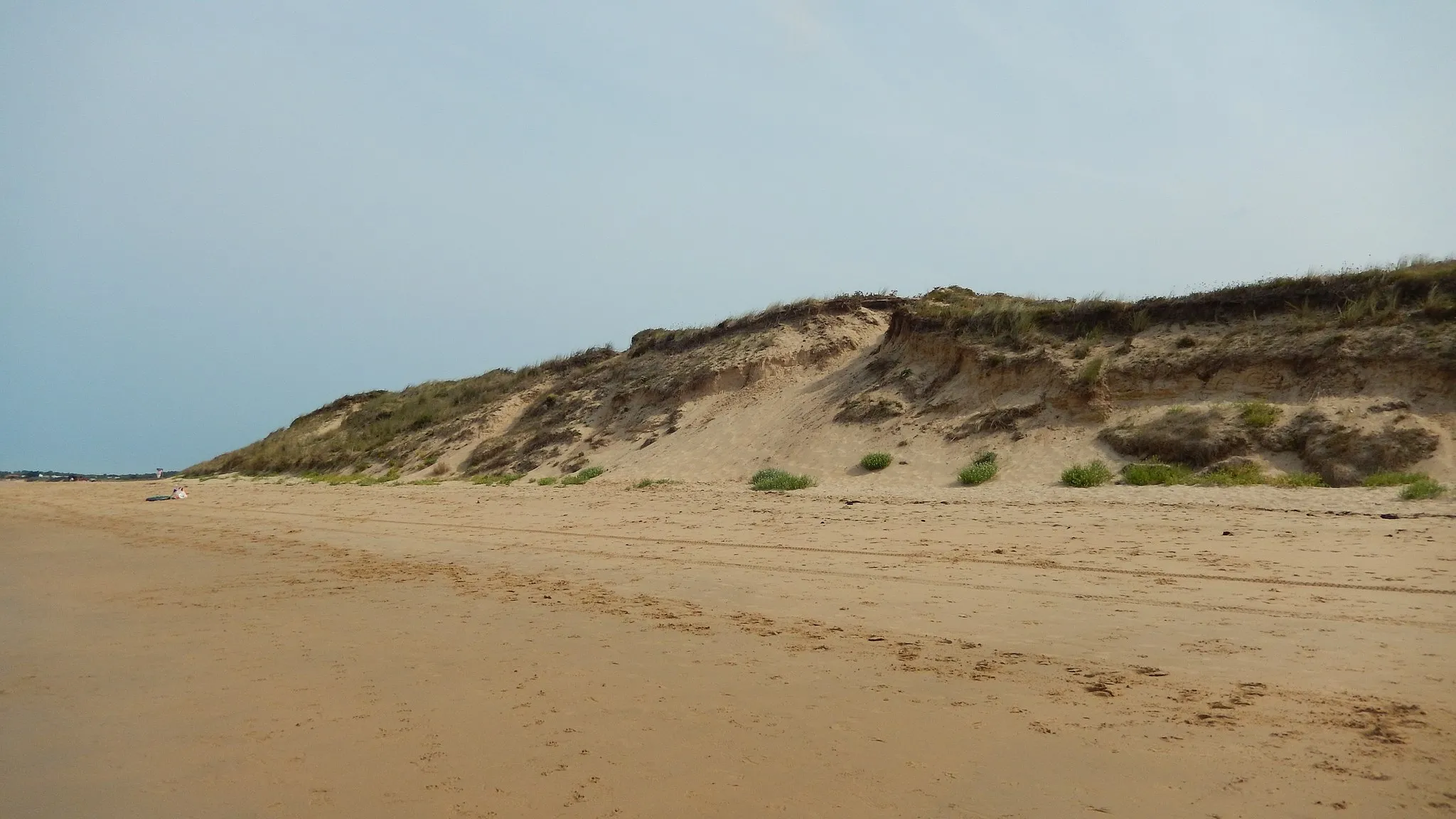 Photo showing: La plage des Sables Boisseau (voisine de celle des Sables Vignier), sur la côte Atlantique de l'île d'Oléron, dans la commune de Saint-Georges-d'Oléron.