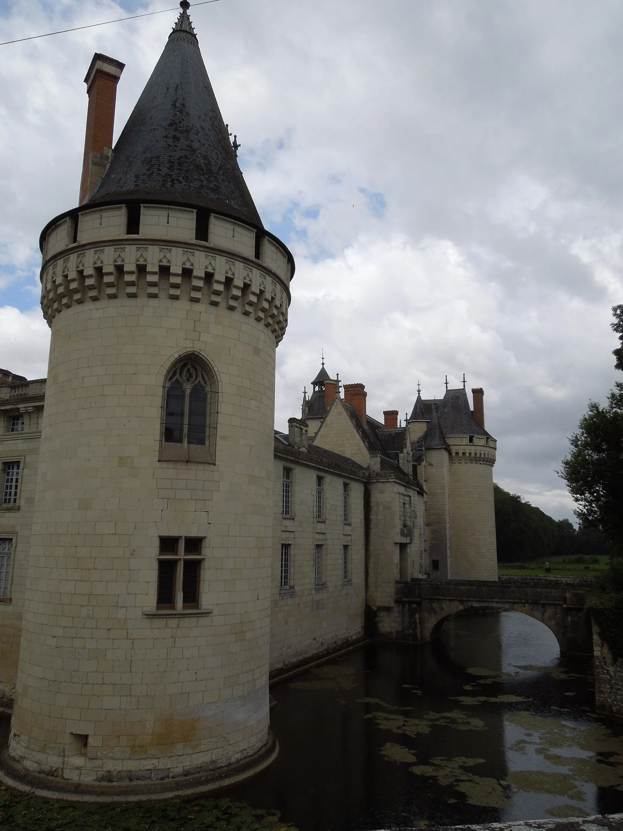 Photo showing: Chateau de Dissay, moat