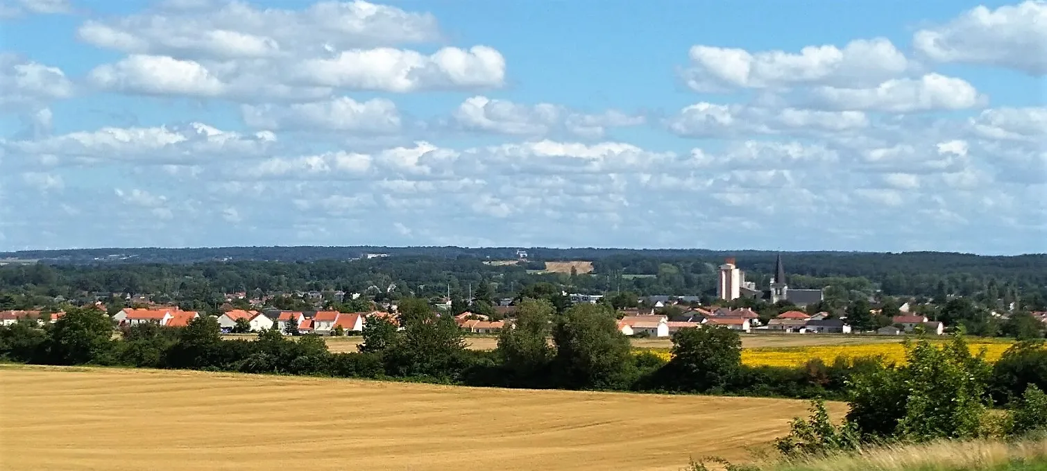 Photo showing: Vue générale de Naintré (86530, France), au sud de Châtellerault.