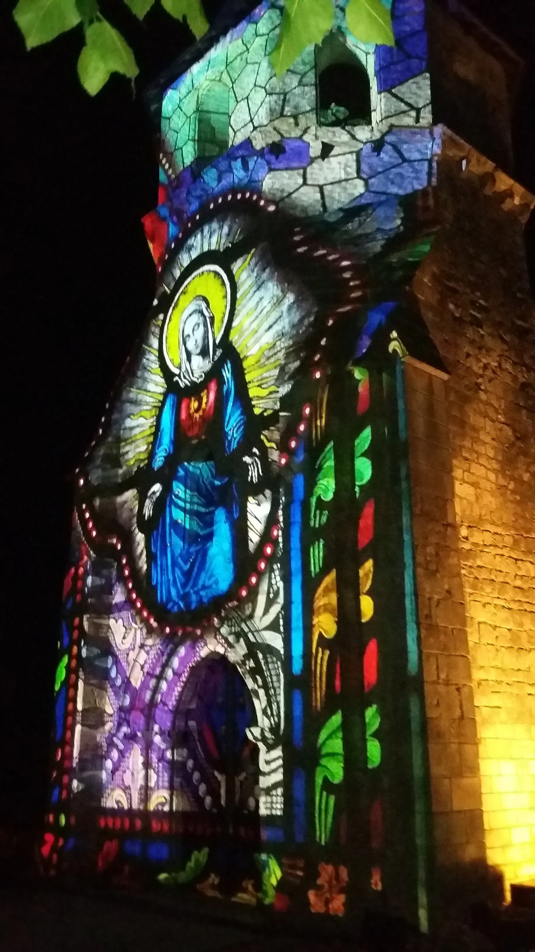 Photo showing: Mise en lumière église de Jardres