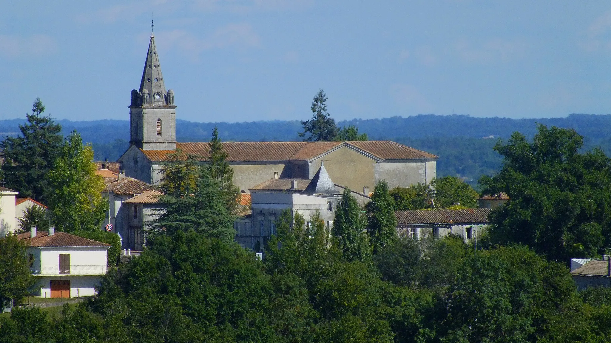 Photo showing: Montlieu-la-Garde - Eglise Saint-Gilles (vue proche)