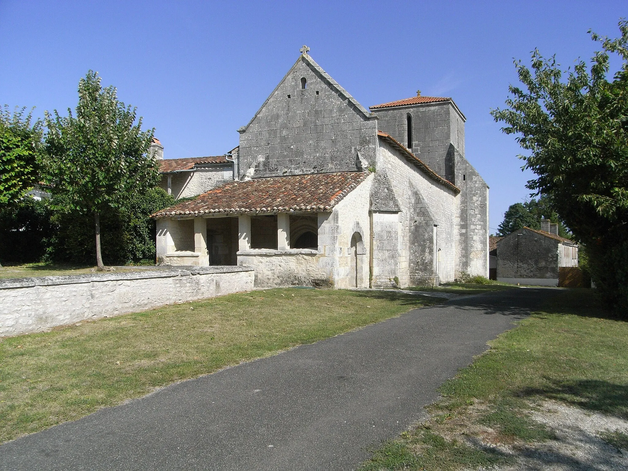 Photo showing: Église de Saint-Sever-de-Saintonge en Charente-Maritime.