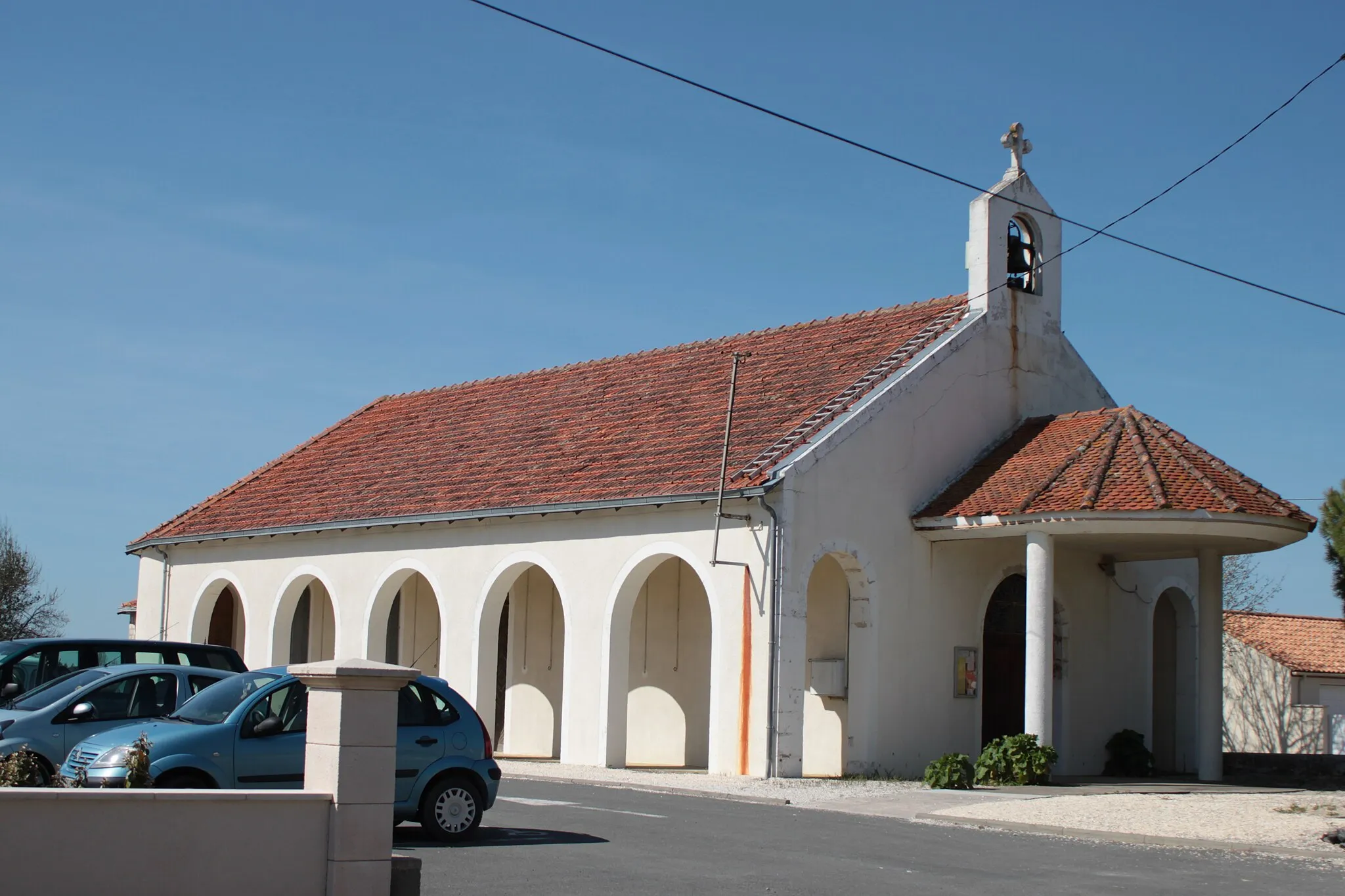 Photo showing: Chapelle Notre-Dame-de-la-Médaille-Miraculeuse, Piedemont, Fr-17-Port-des-Barques.