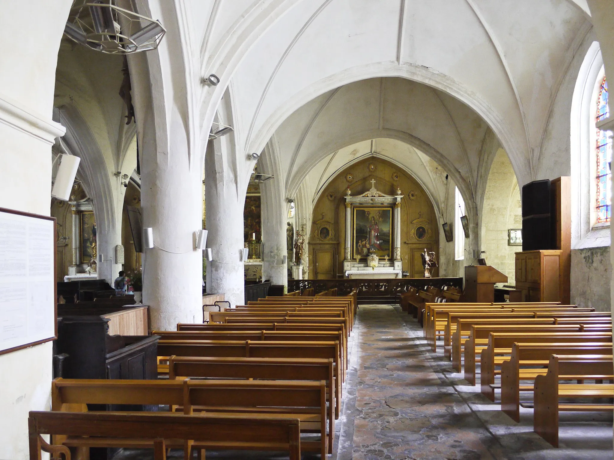 Photo showing: Église Saint-Étienne d'Ars-en-Ré, Nave.