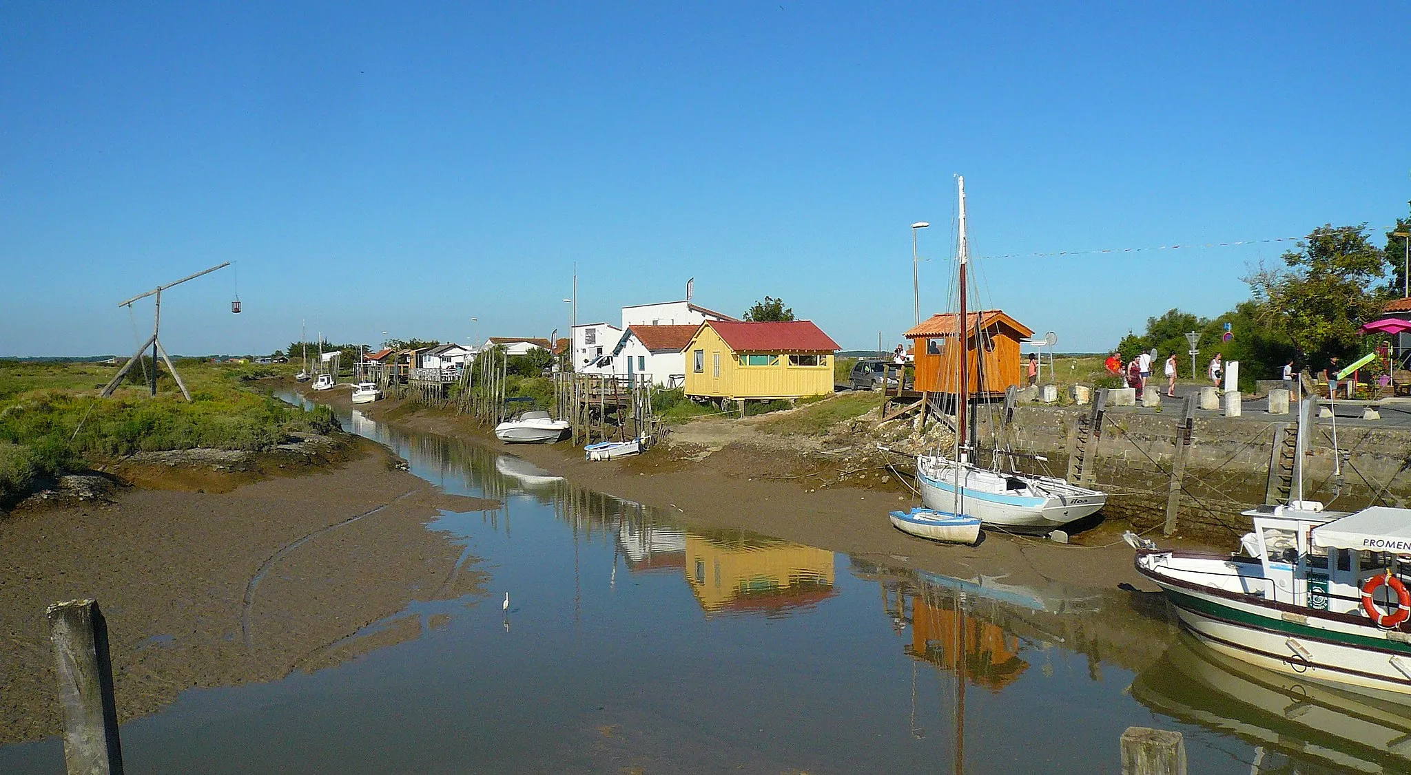 Photo showing: Le marais de la Seudre à Mornac en Charente-Maritime.