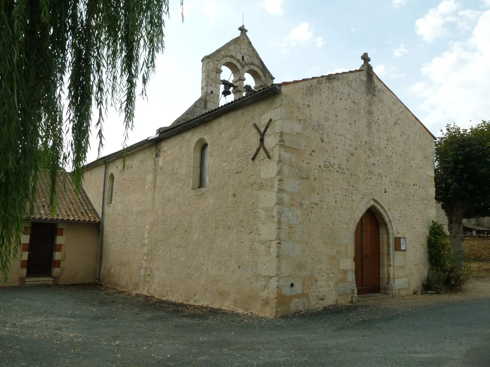 Photo showing: église de Virollet (17), France