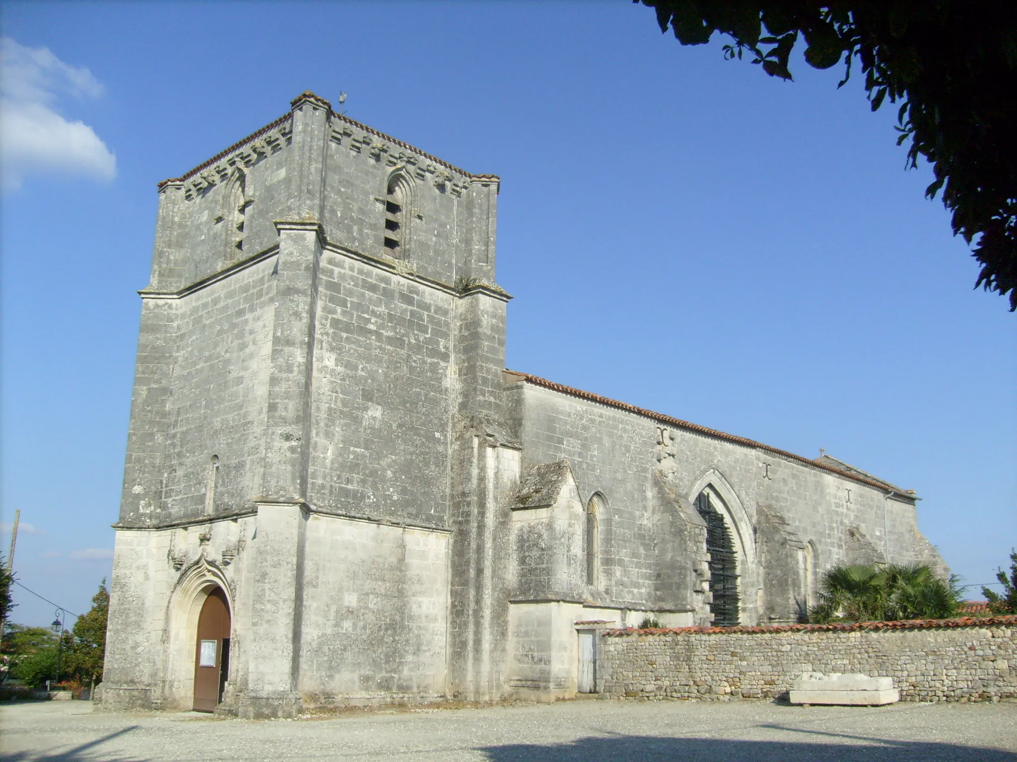 Photo showing: Eglise de Romegoux