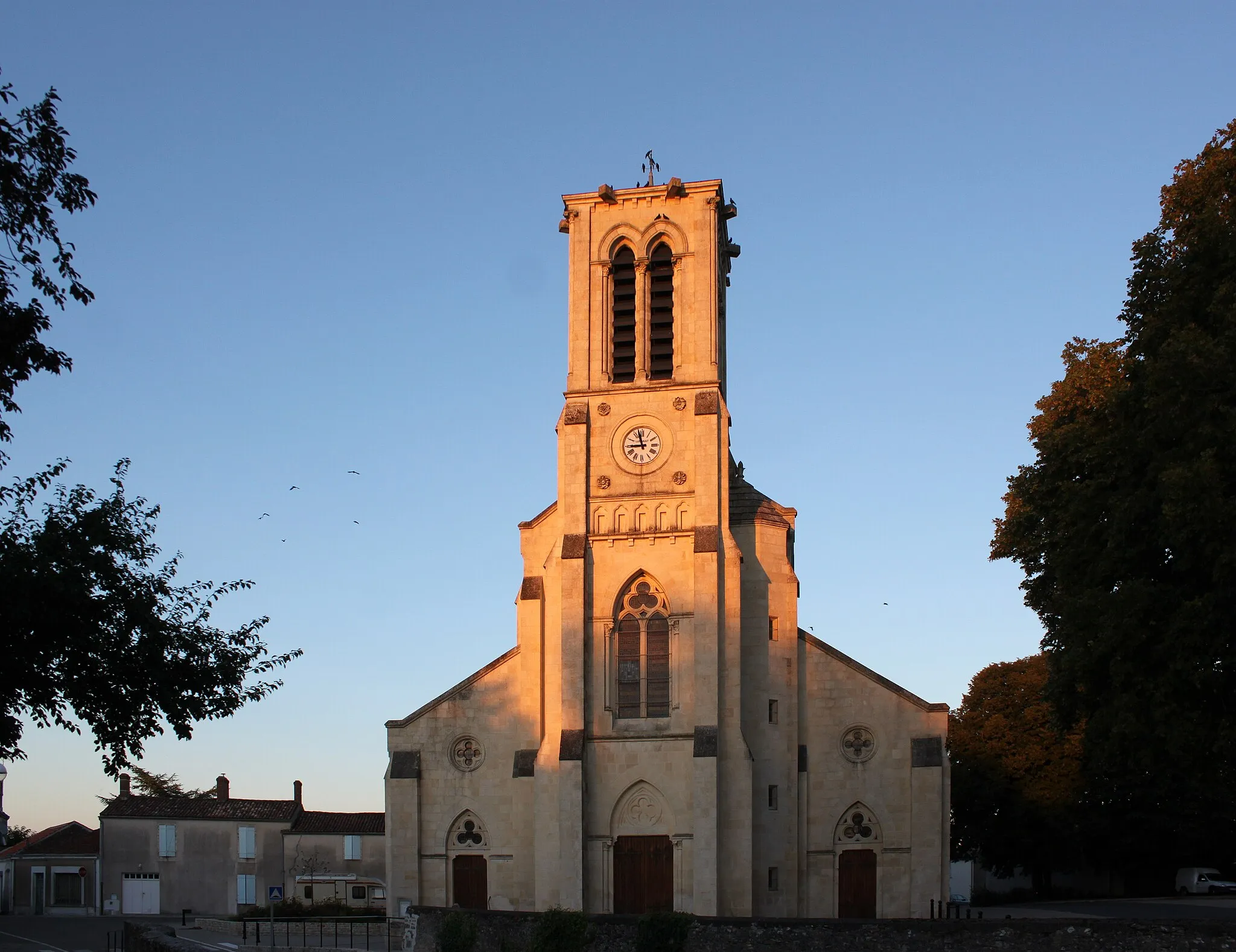 Photo showing: Église Sainte-Marie-Madeleine, Fr-85-Chaillé-les-Marais.