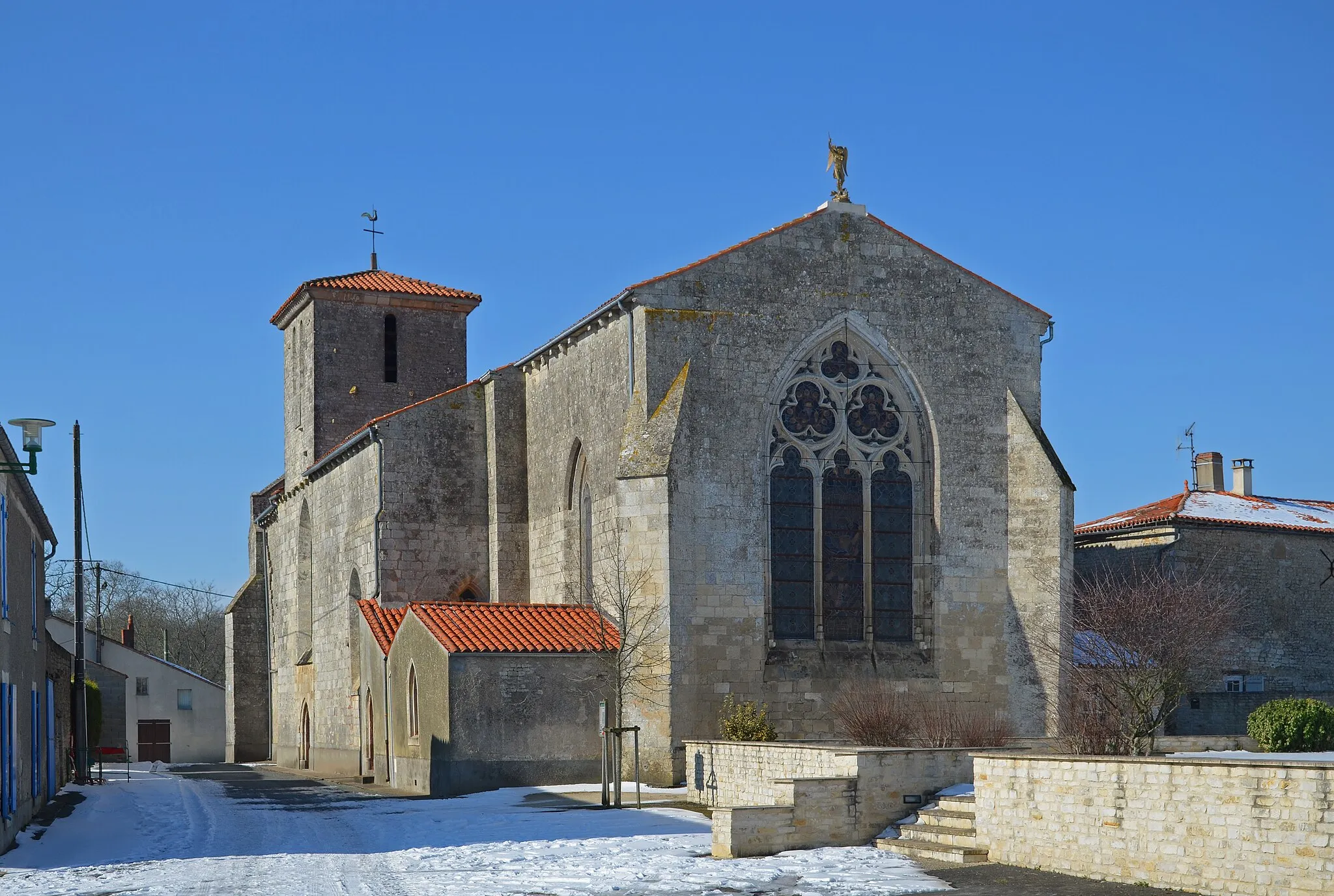 Photo showing: Church of Saint-Michel-le-Cloucq (Vendée, France)